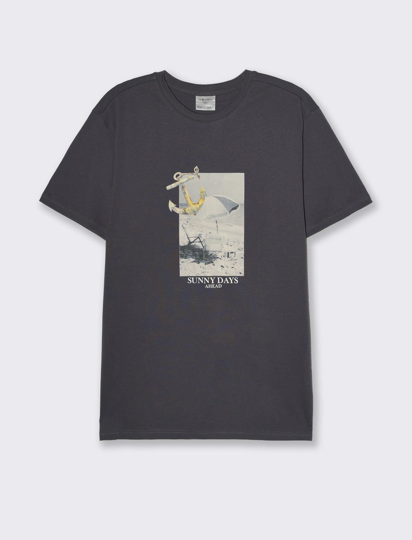 T-shirt regular fit con stampa da uomo - Avion