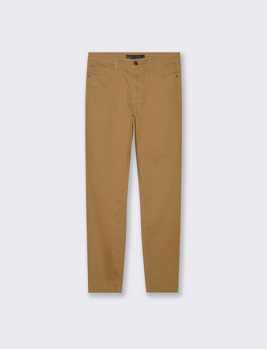 JEANS SKYNNY REGULAR WAIST - Cammello