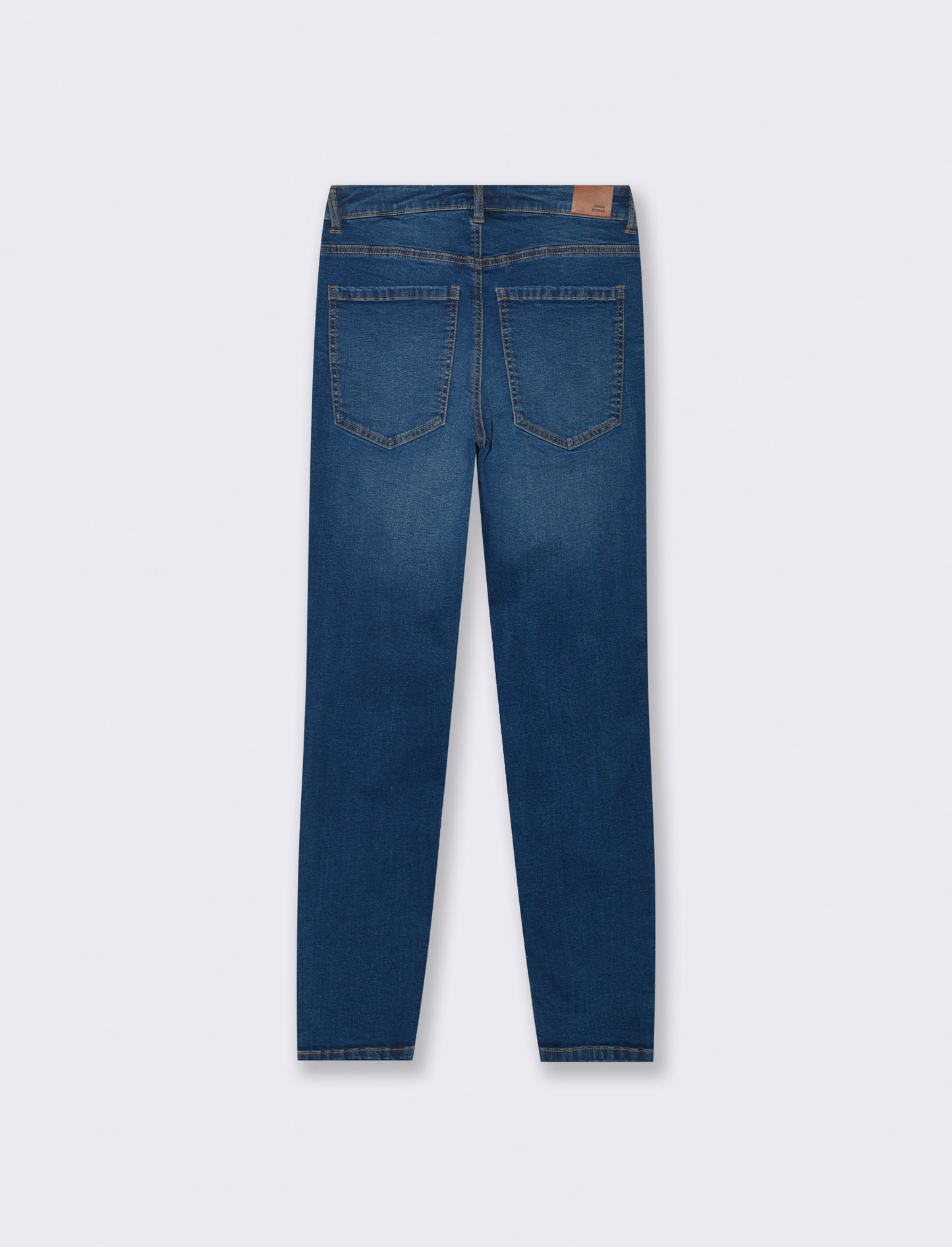 JEANS SKYNNY VITA ALTA - DENIM SCURO