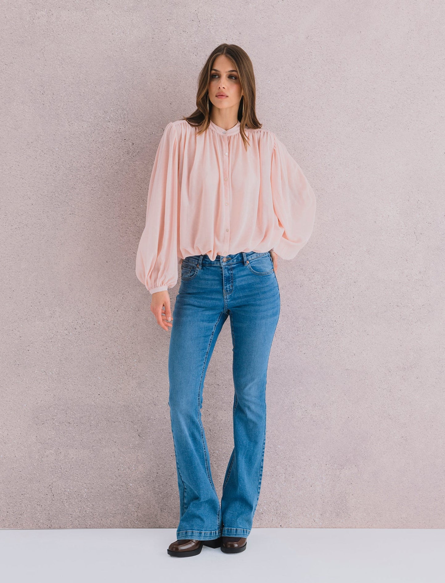 JEANS BOOTCUT REGULAR WAIST - Denim