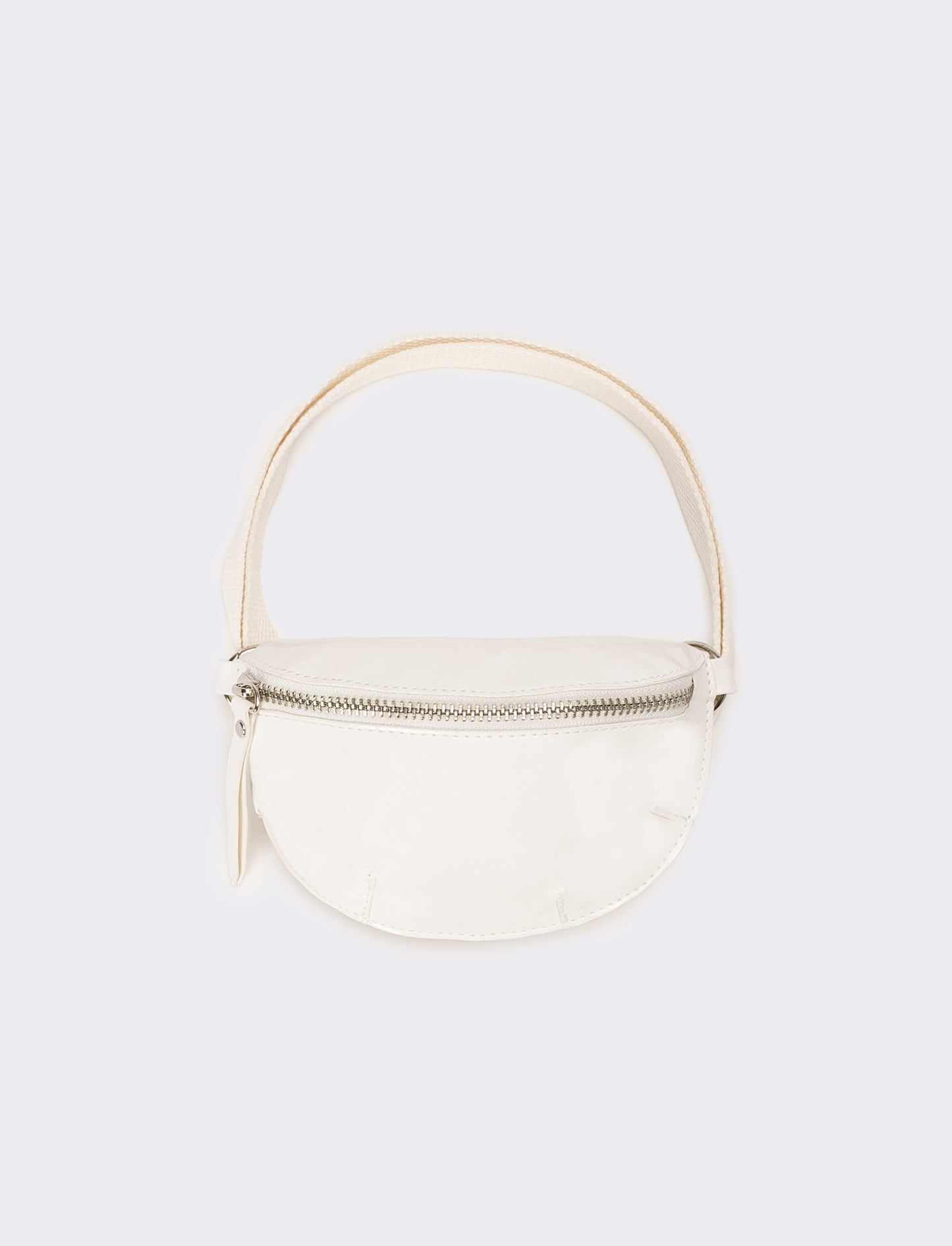 Marsupio bambina in vernice - Bianco