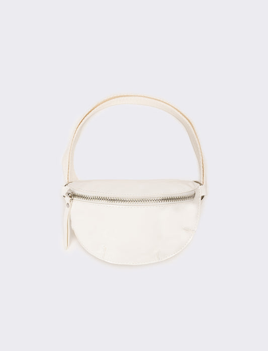 Marsupio bambina in vernice - Bianco