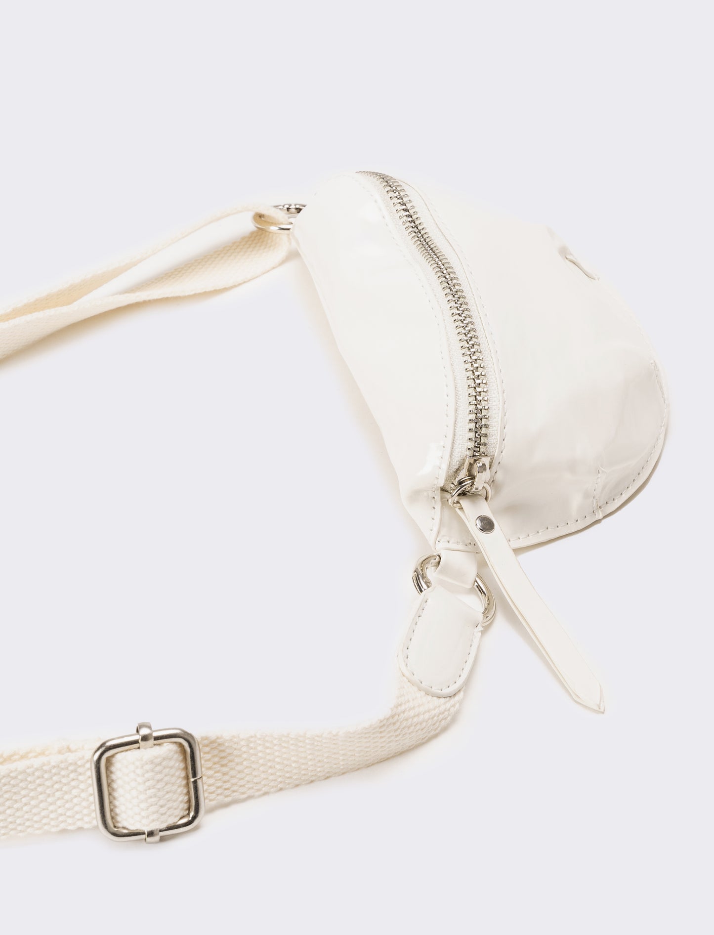 Marsupio bambina in vernice - Bianco