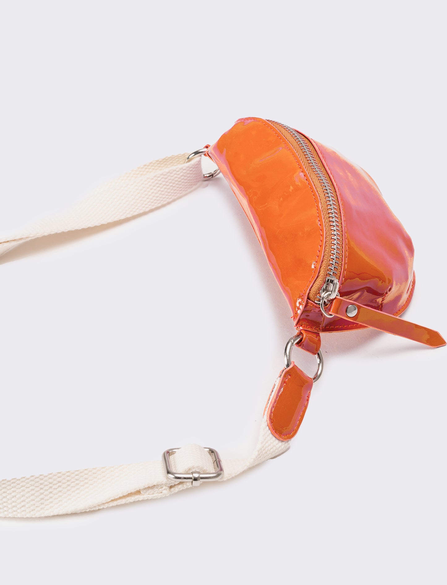 Marsupio bambina in vernice - Arancio