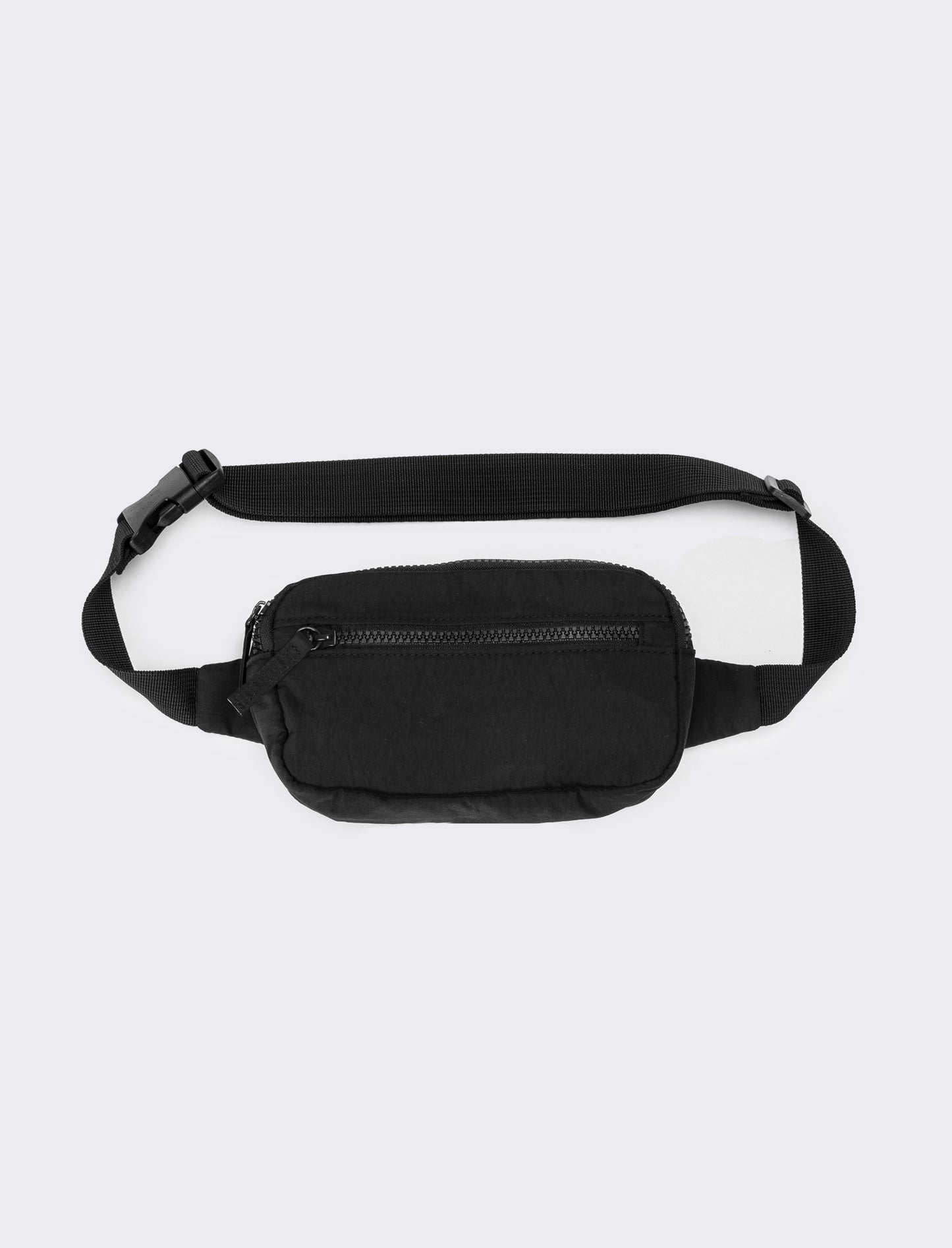 Mini marsupio uomo con zip - Nero