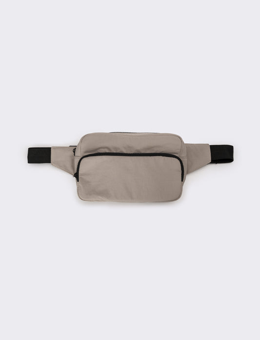 Marsupio uomo con zip avanti - Beige