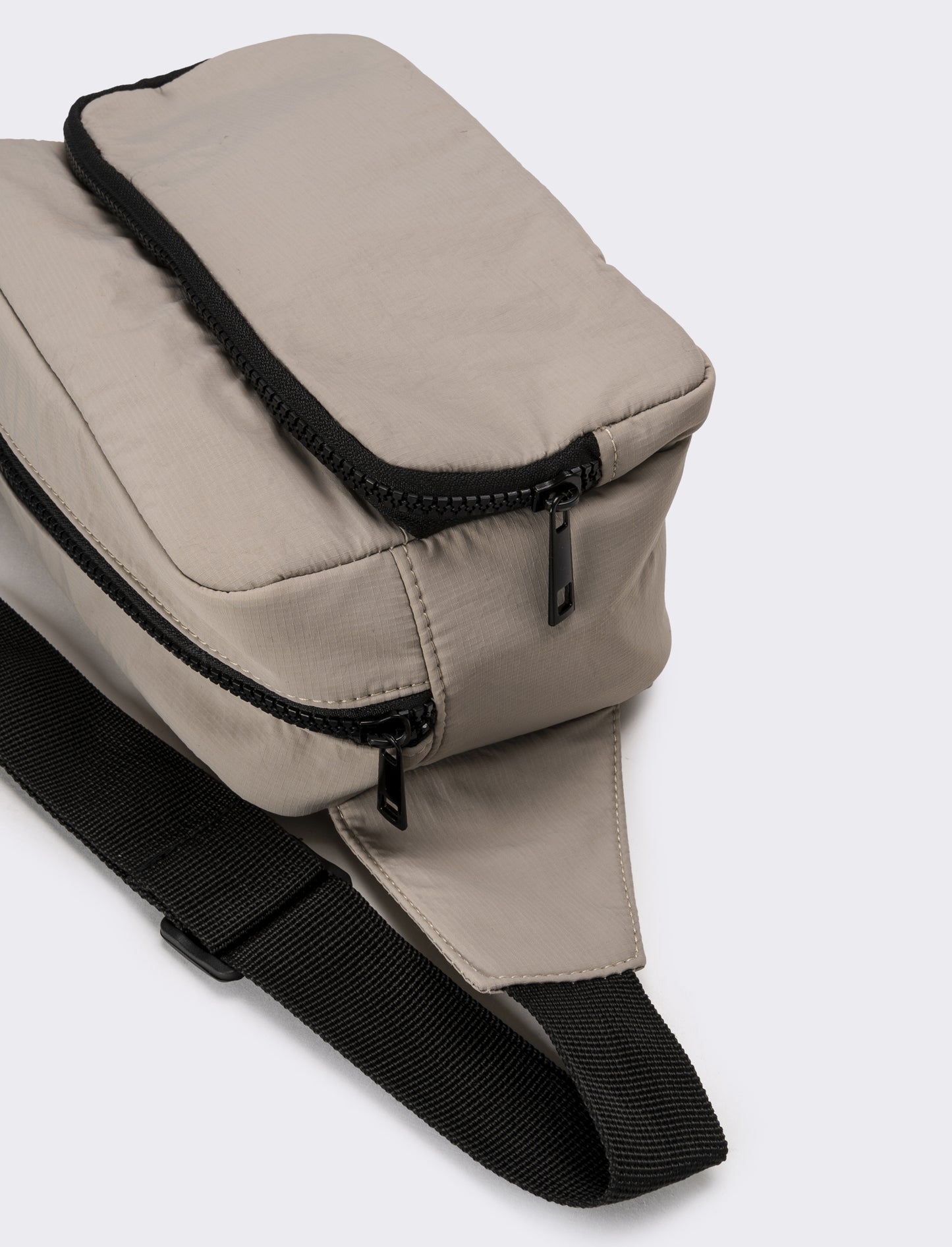Marsupio uomo con zip avanti - Beige