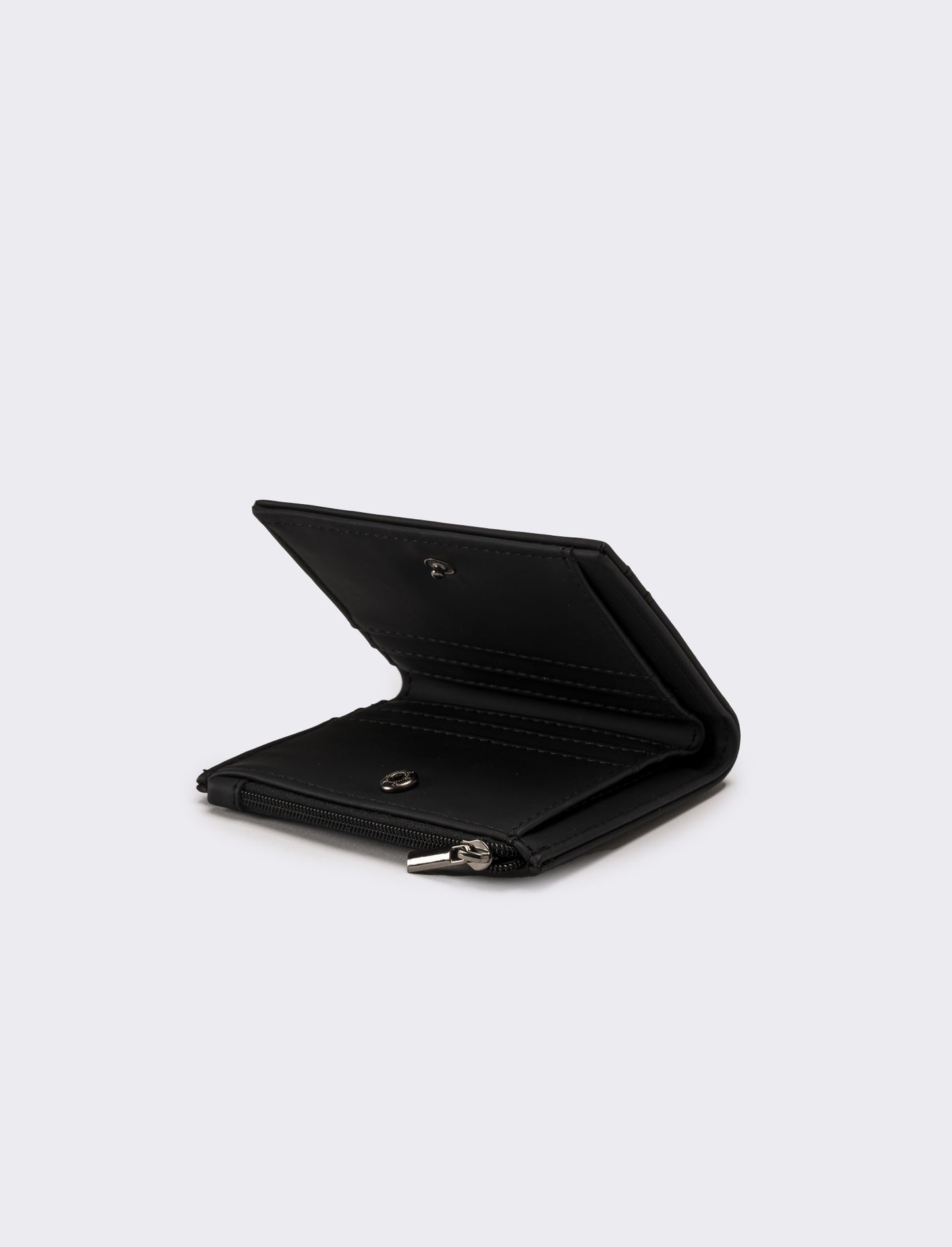 Portafogli uomo con zip - Nero