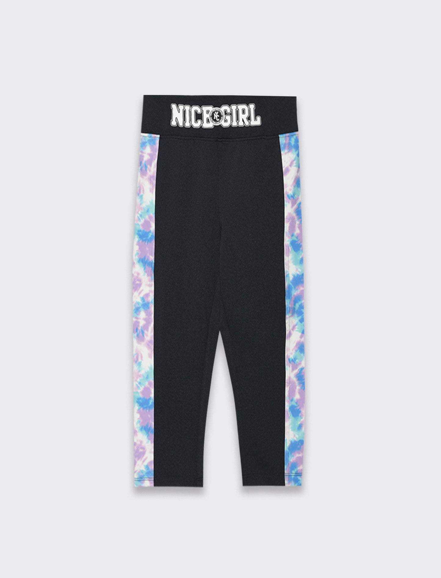 Leggings sportivo da bambina - Nero