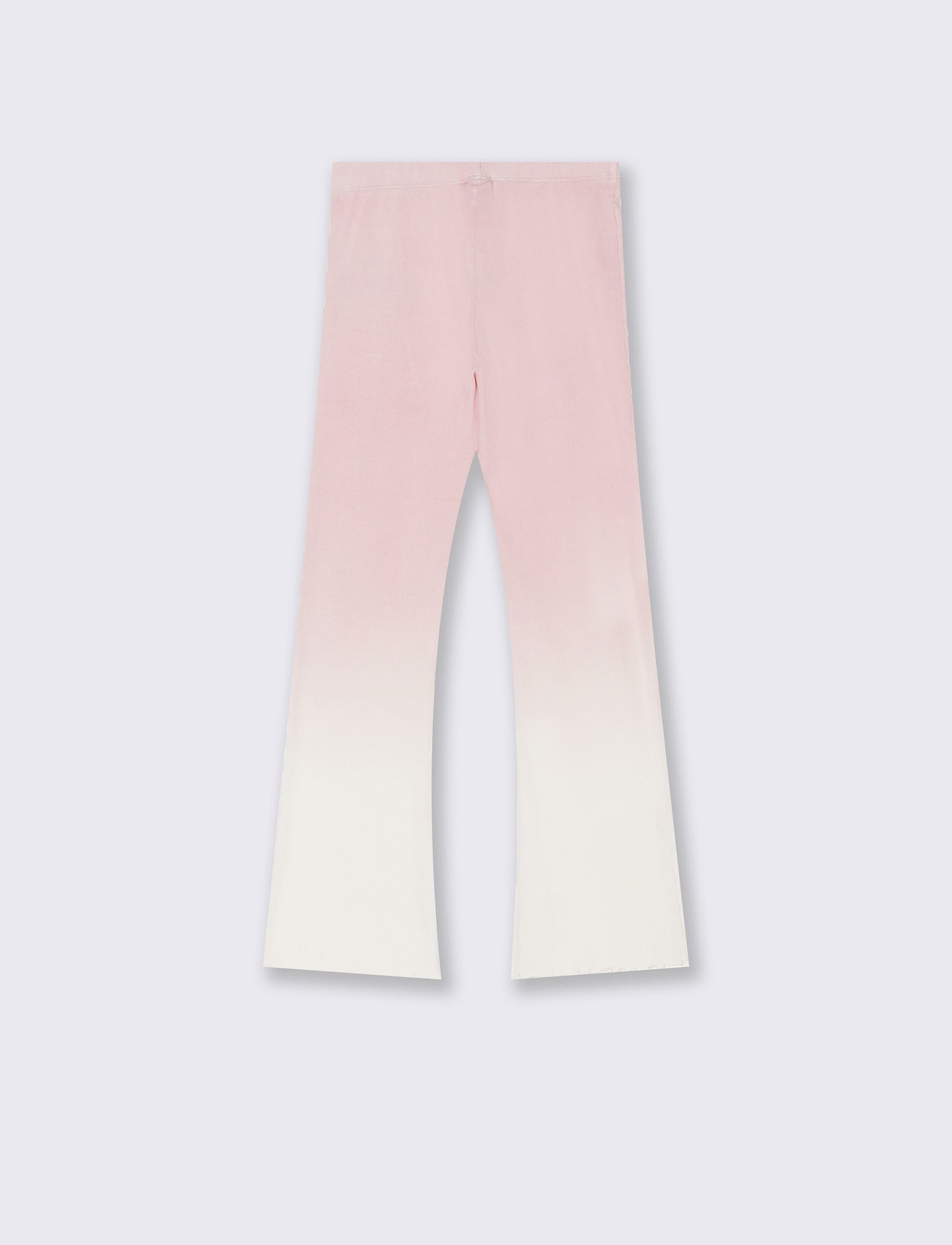 Leggings a costina da bambina - Rosa