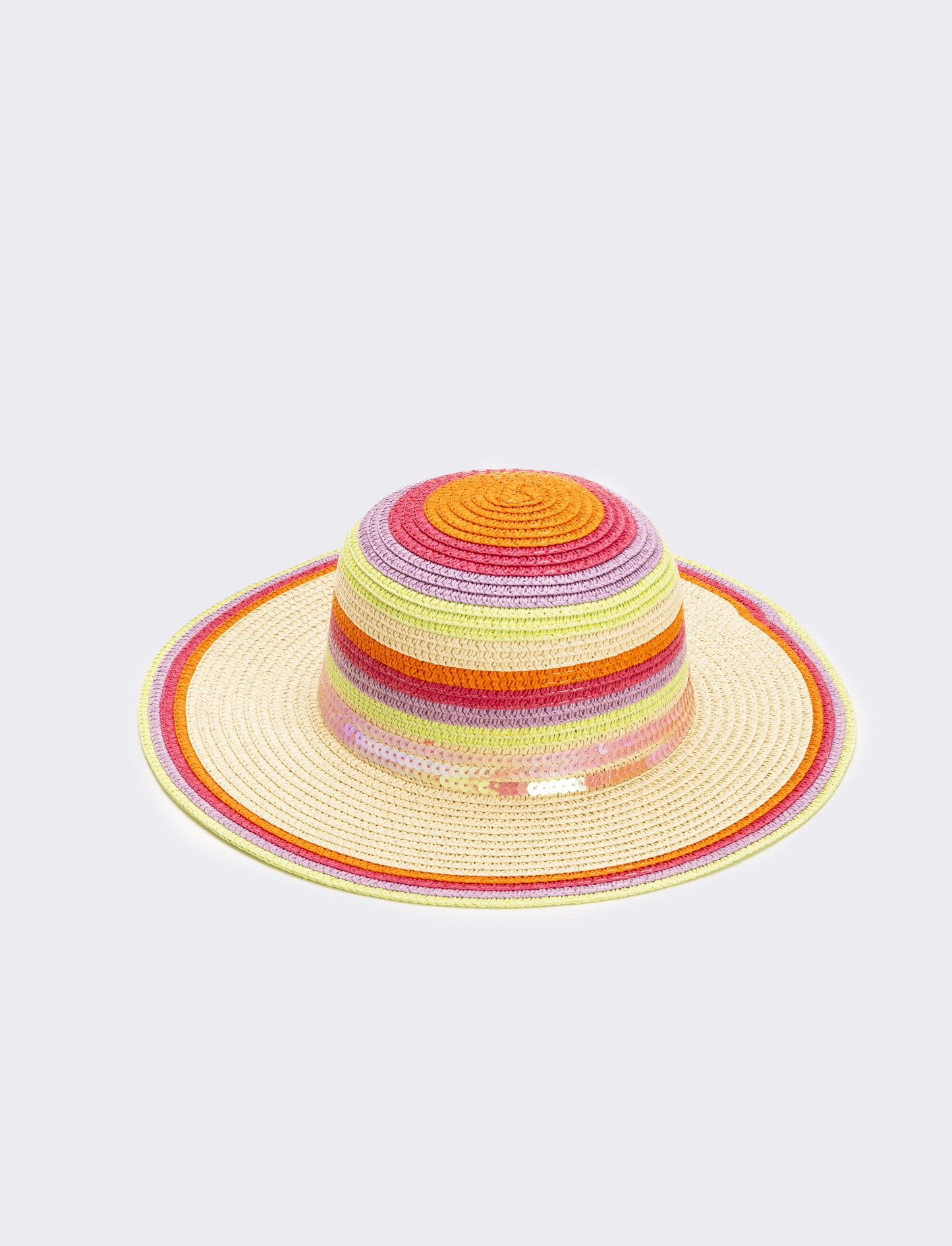 Cappello bambina falda larga con pailletes - Multicolore