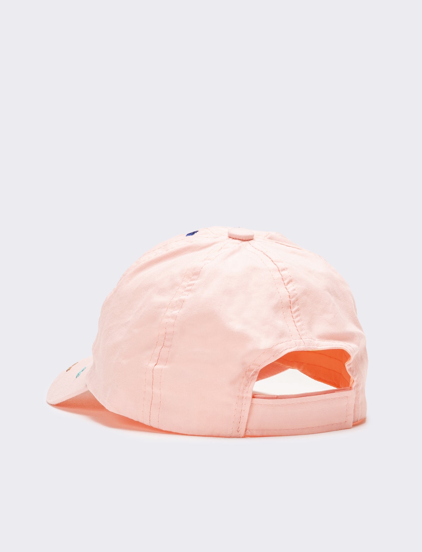 Cappello bambina baseball cuori ricamati - Rosa