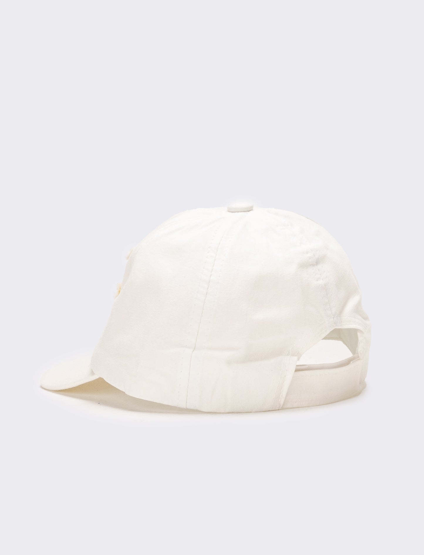 Cappello bambina baseball con margherite - Bianco sporco