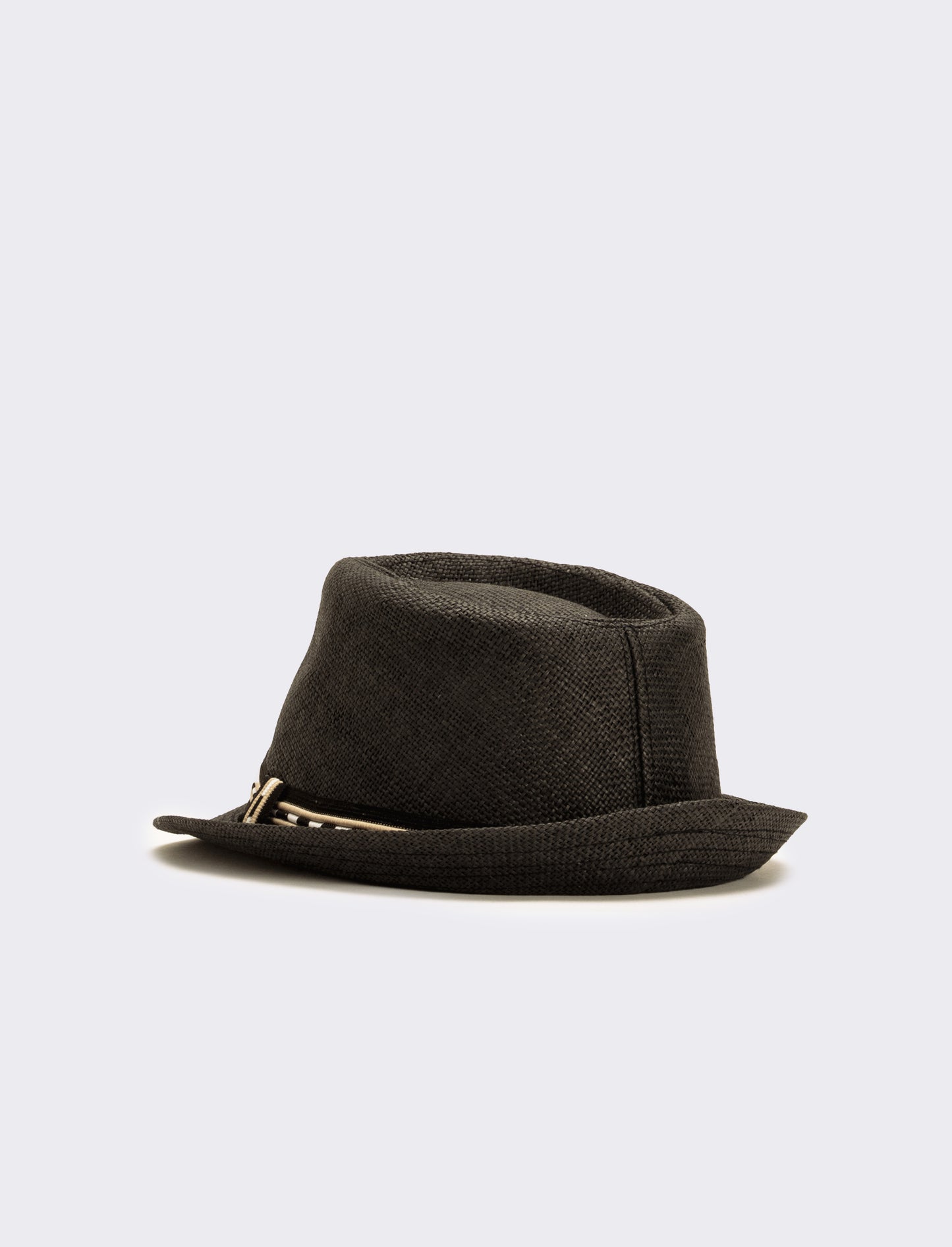 Cappello uomo borsalino paglia - Nero