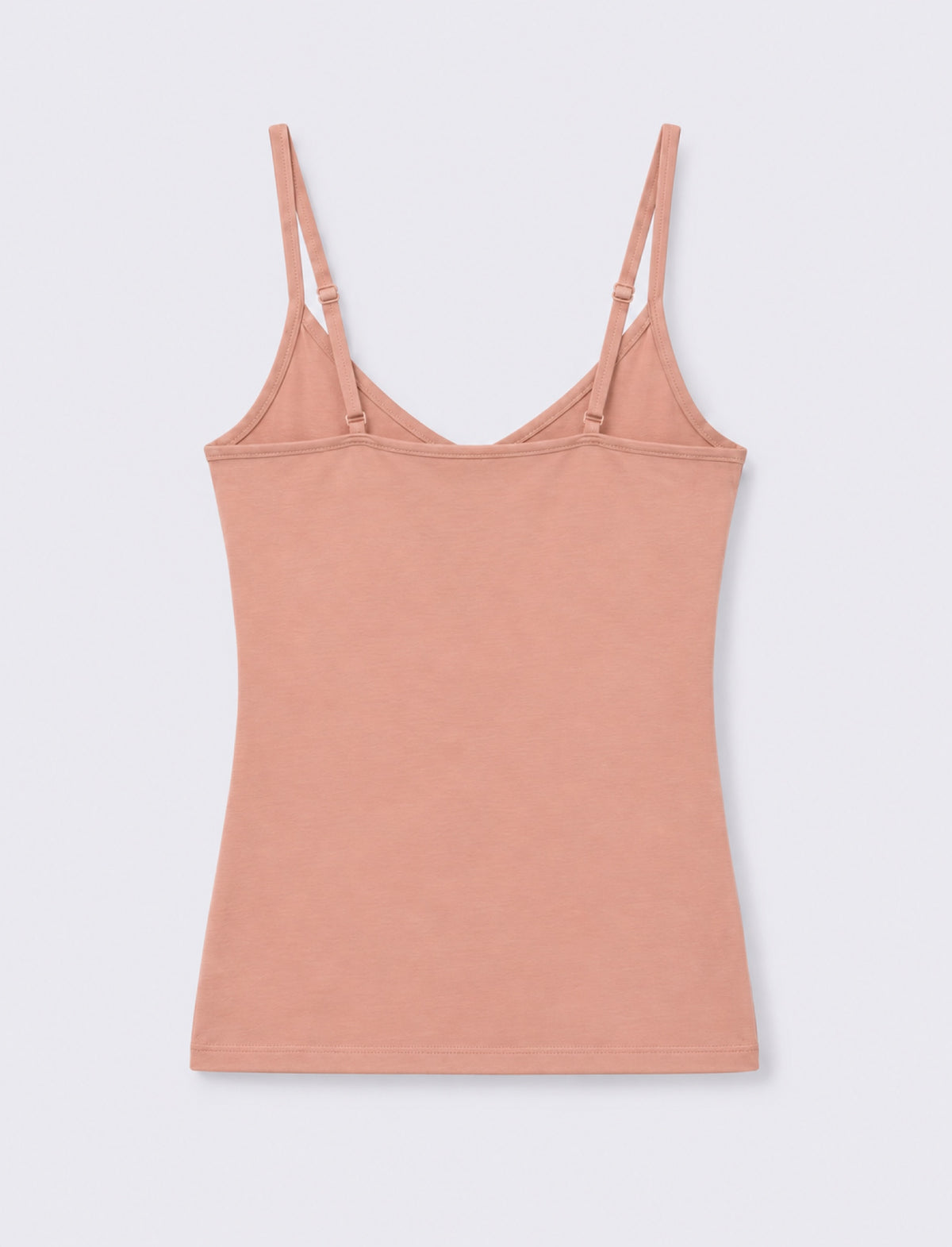 Top con bretelle regolabili elastiche - Rosa antico