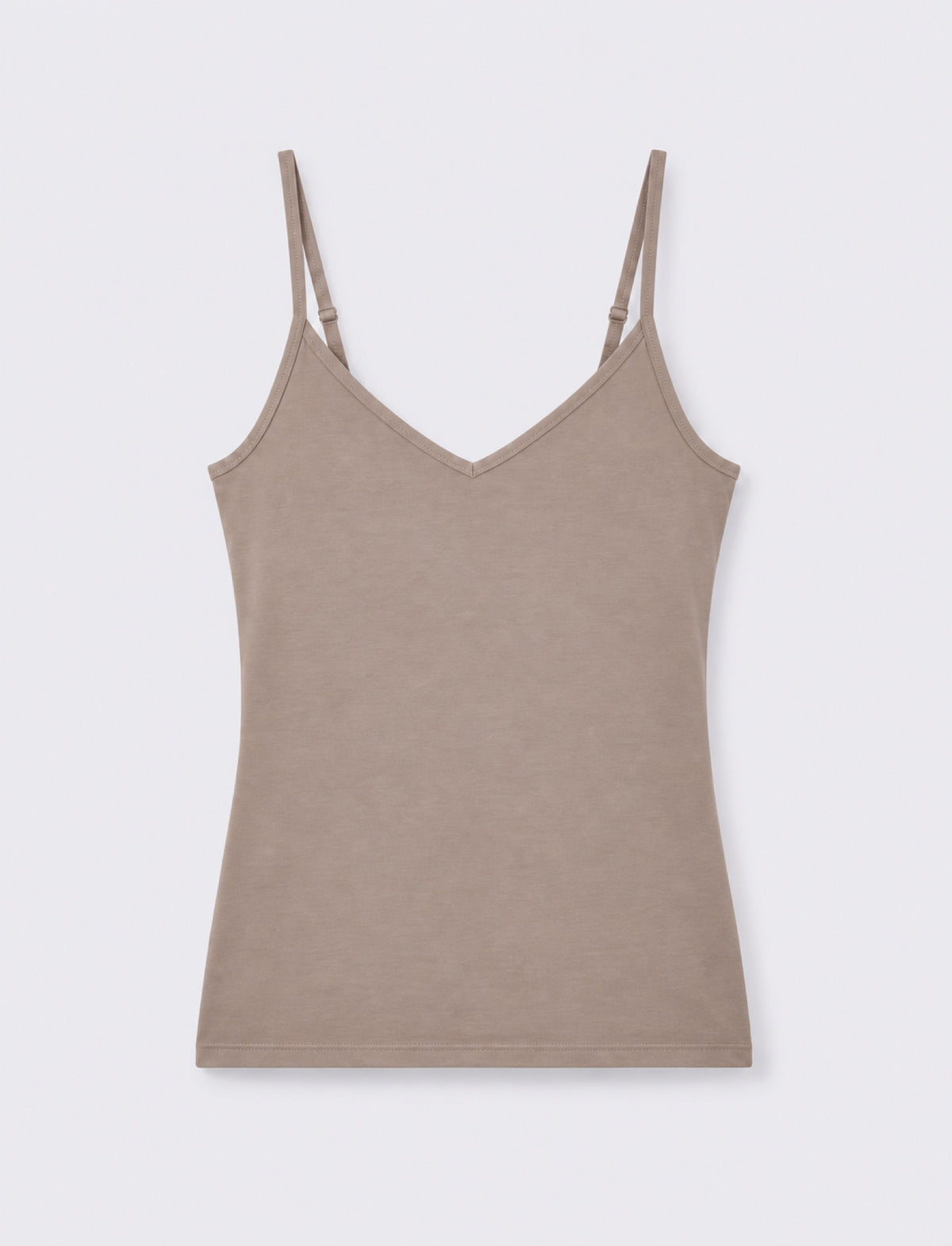 Top con bretelle regolabili elastiche - Grigio stone