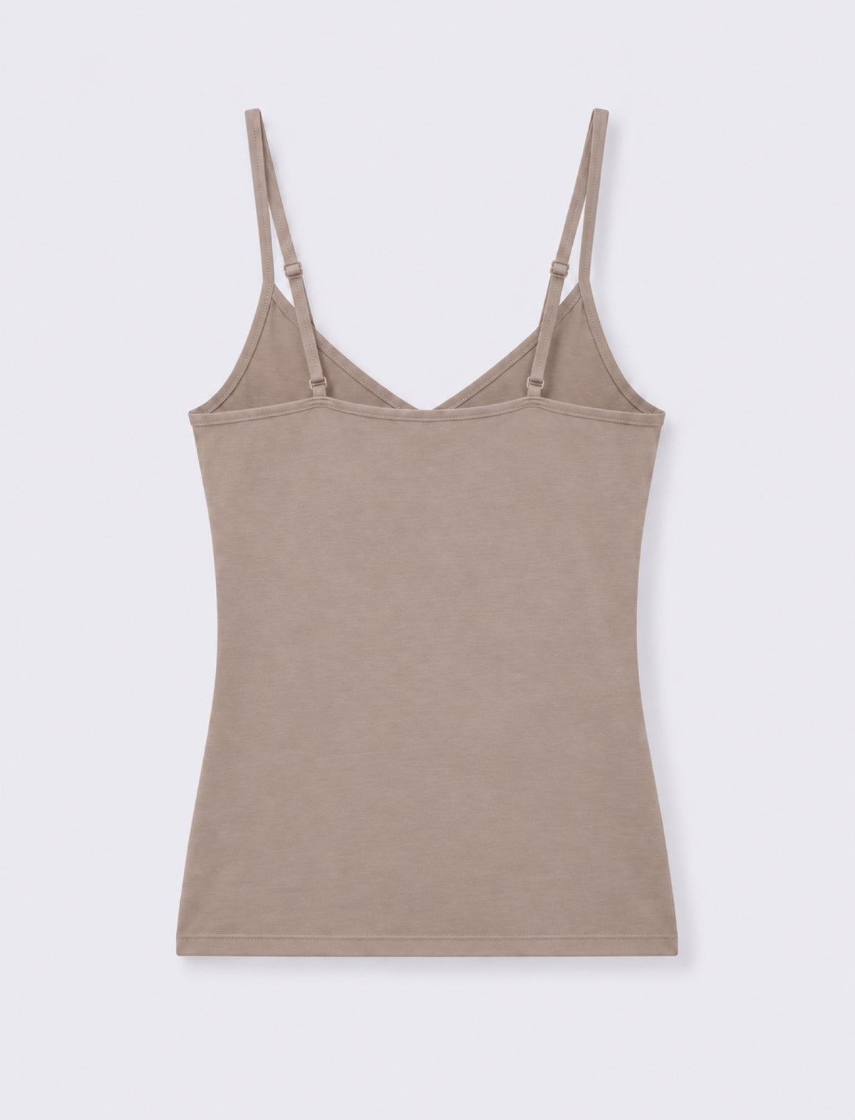 Top con bretelle regolabili elastiche - Grigio stone