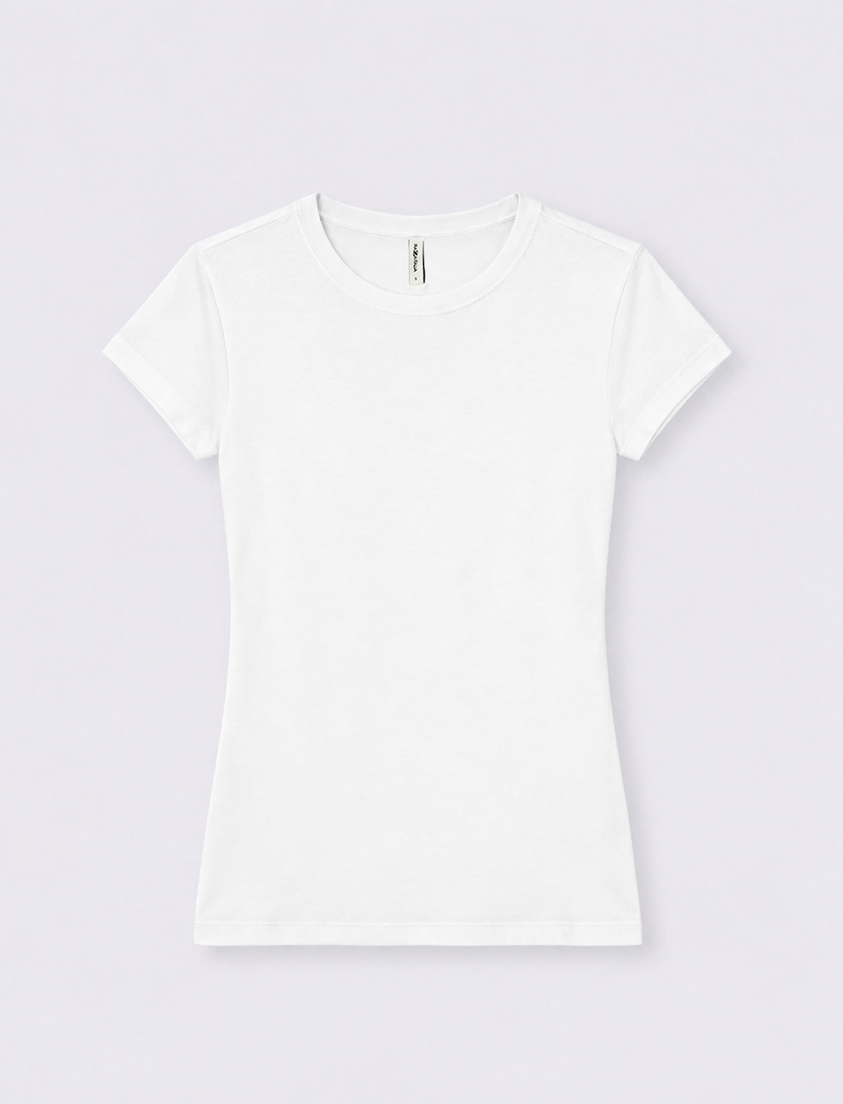 T-shirt paricollo a manica corta - Bianco