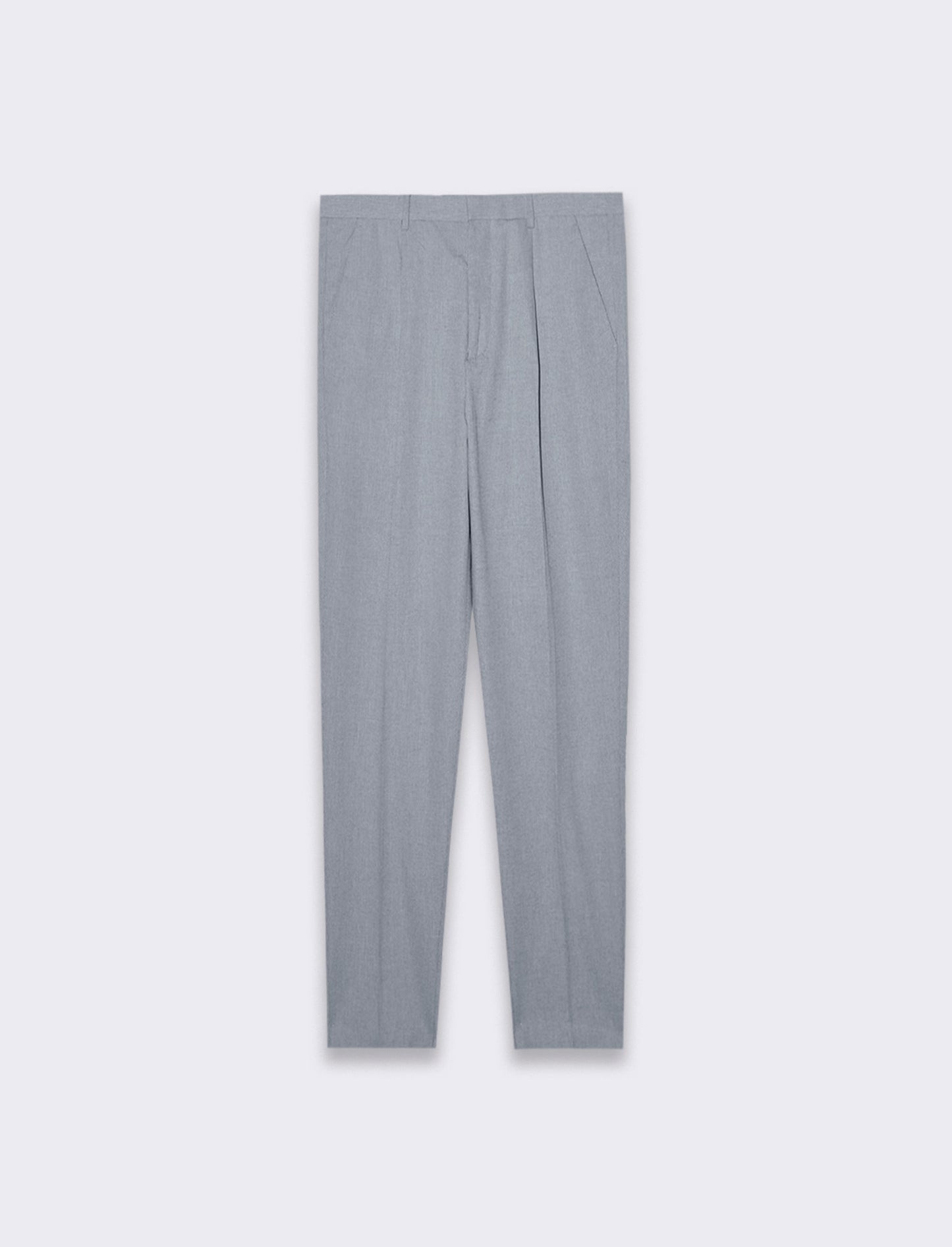 Pantaloni da completo struttura oxford da uomo - Celeste