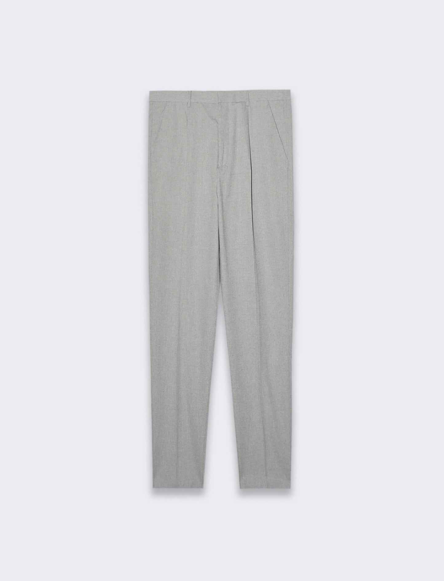 Pantaloni da completo struttura oxford da uomo - Beige ecru