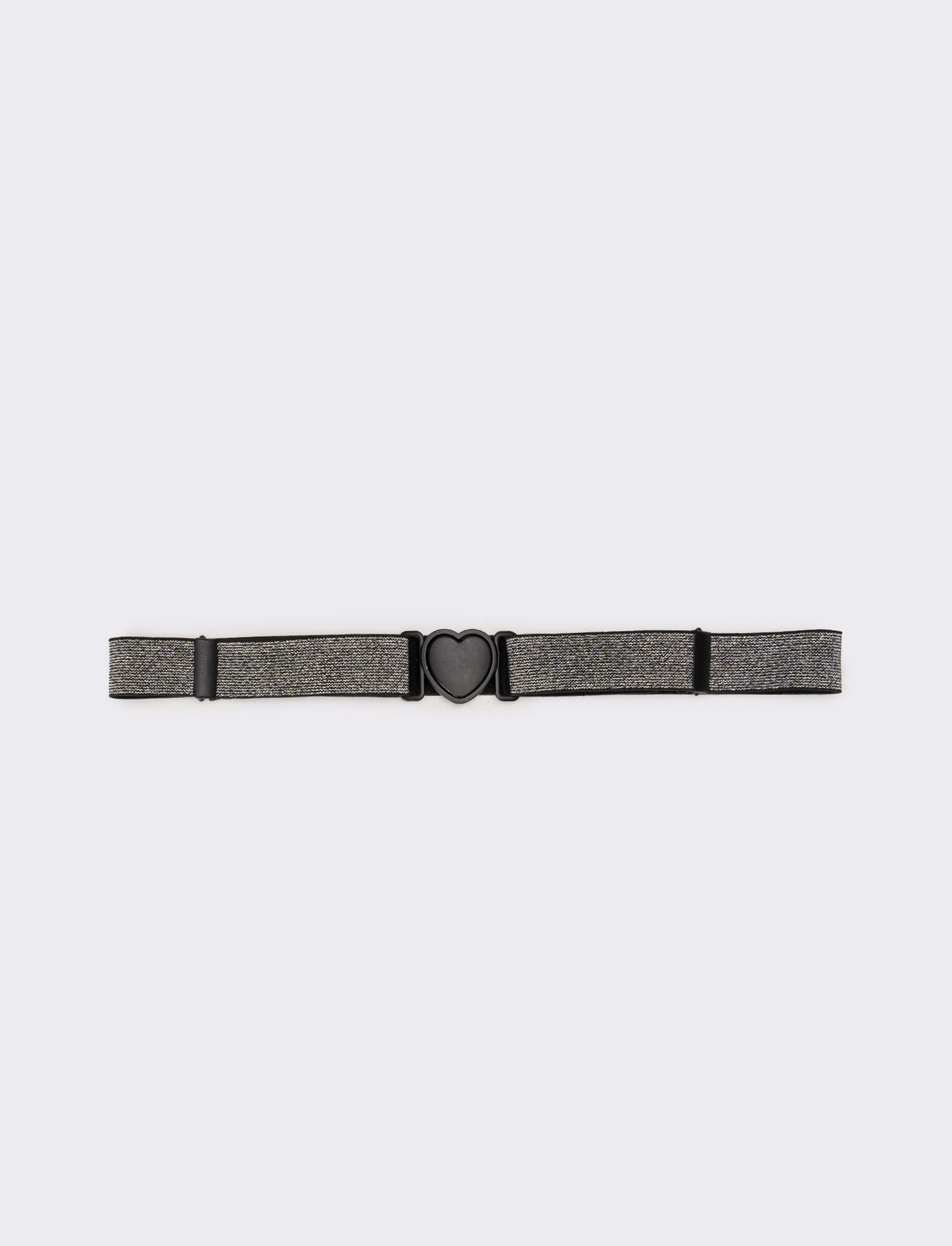 Cintura donna in lurex regolabile - Nero