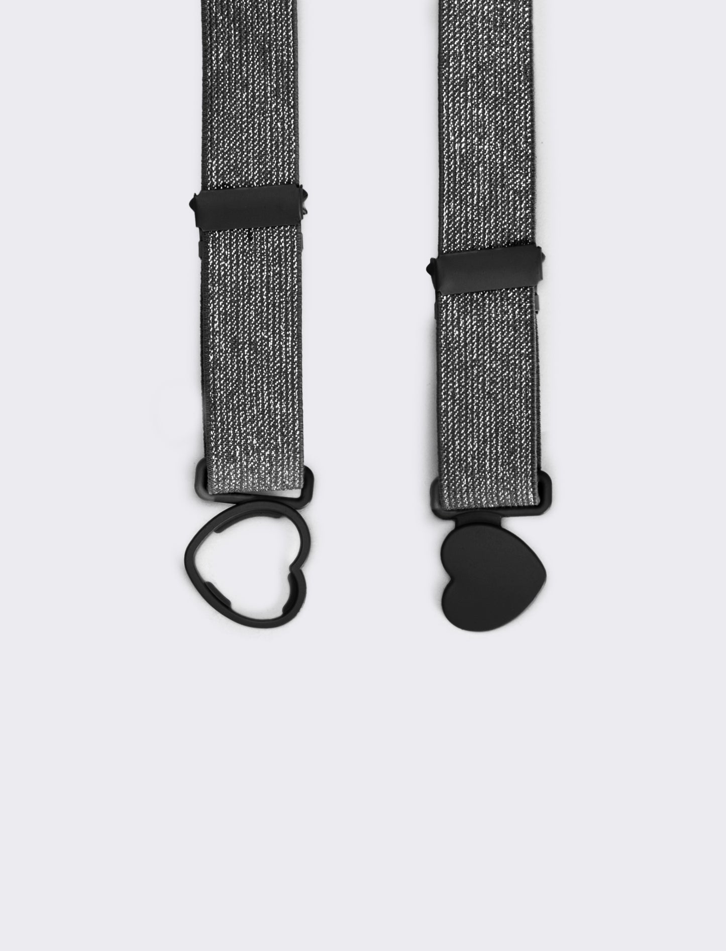 Cintura donna in lurex regolabile - Nero