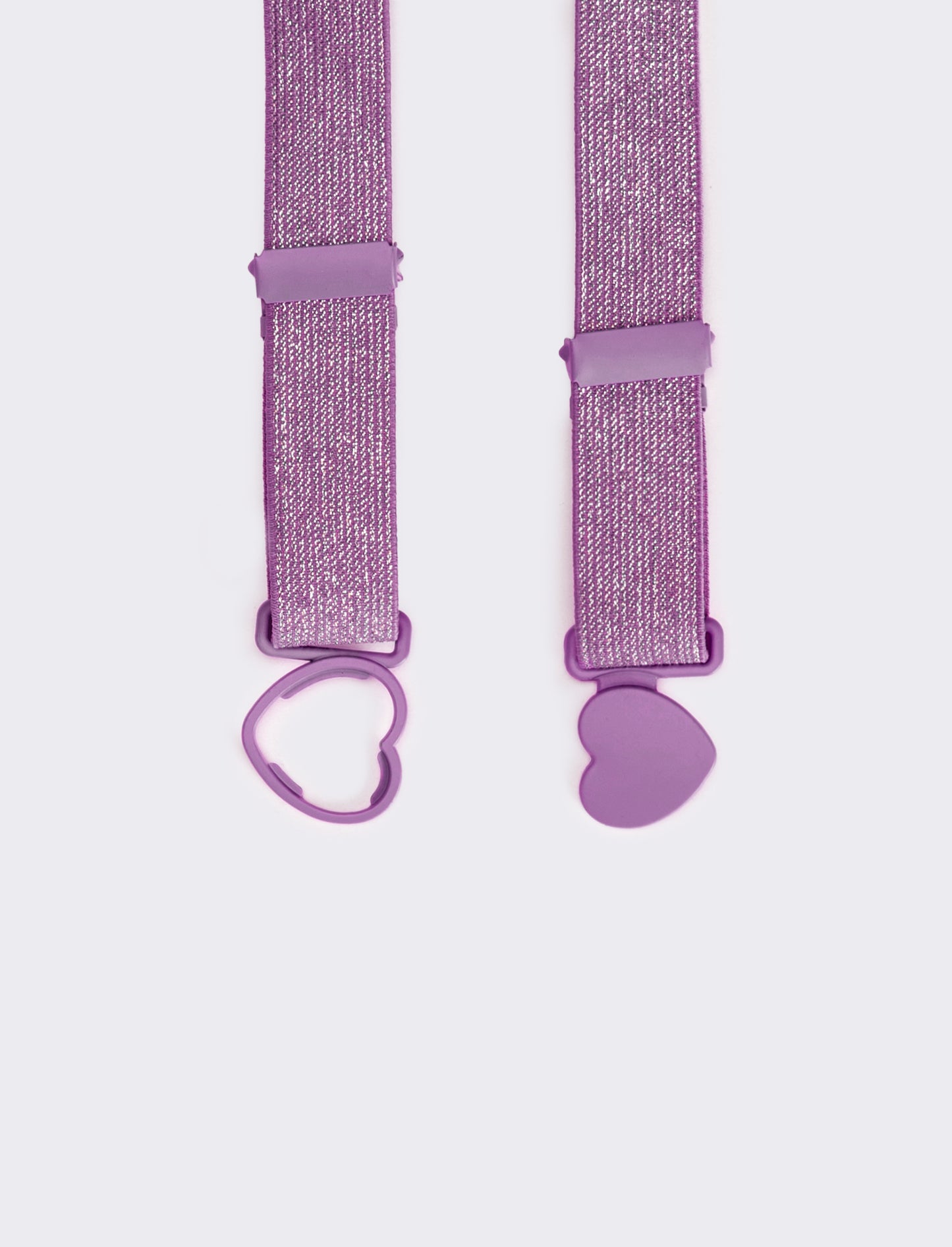 Cintura donna in lurex regolabile - Lilla