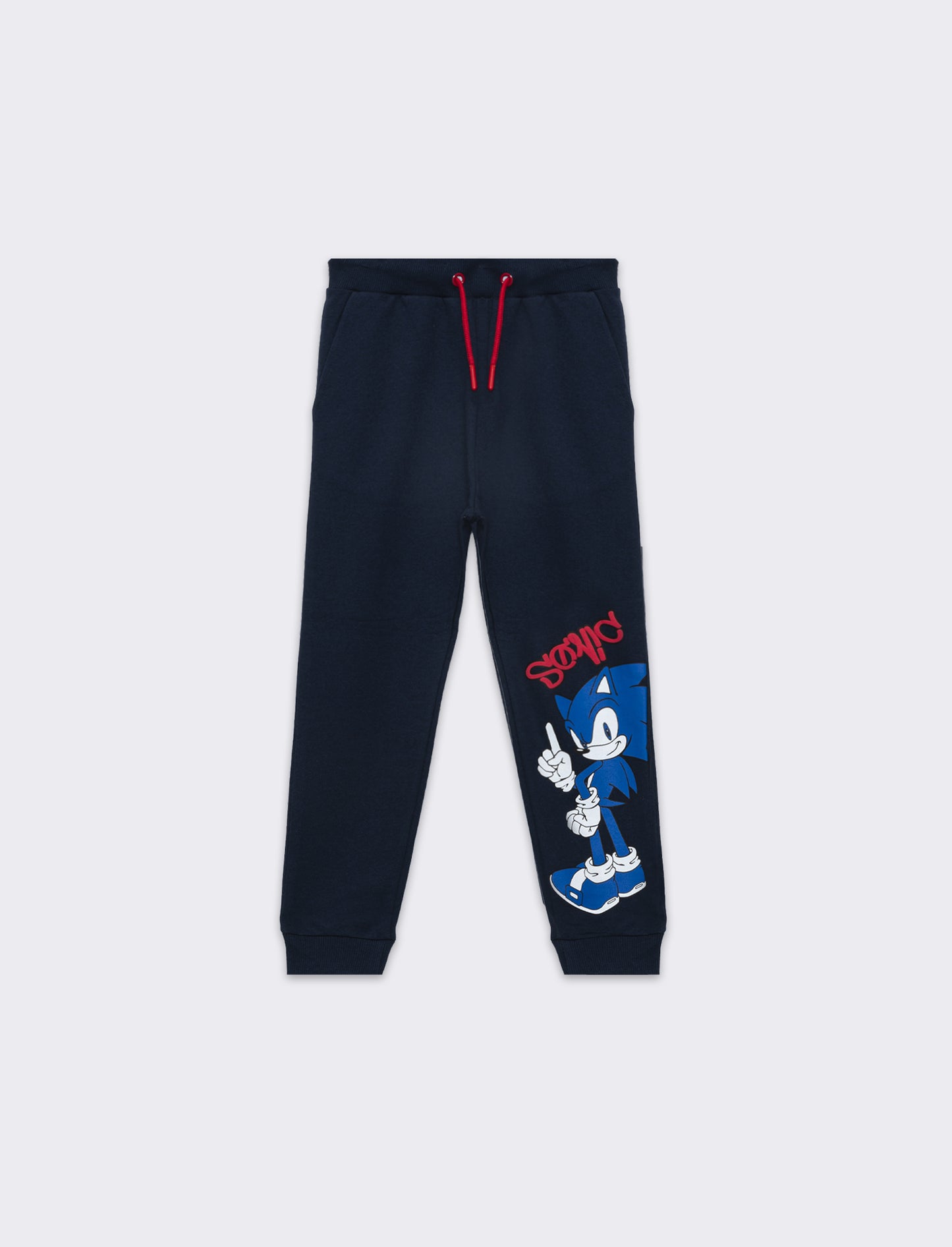 Jogger in felpa sonic da bambino - Blu