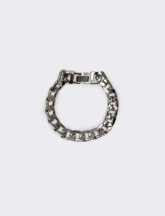 Bracciale uomo catena larga - Argento