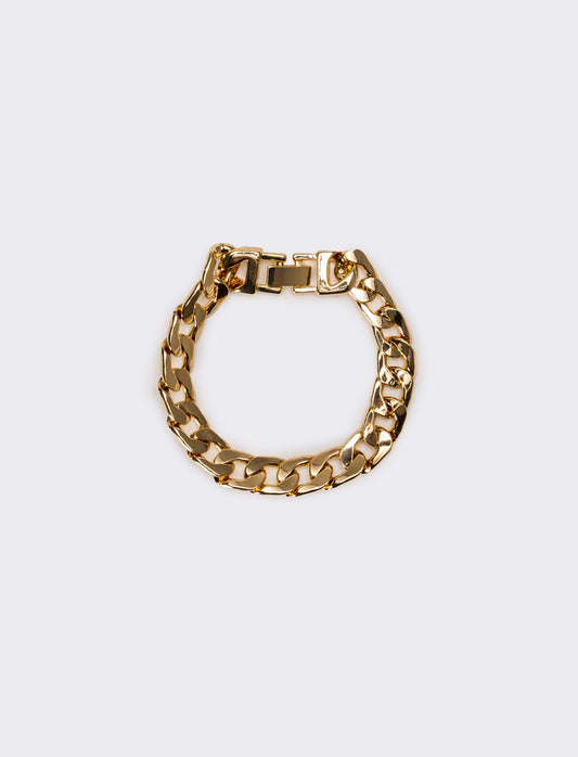 Bracciale uomo catena larga - Oro