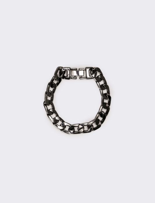 Bracciale uomo catena larga - canna di fucile