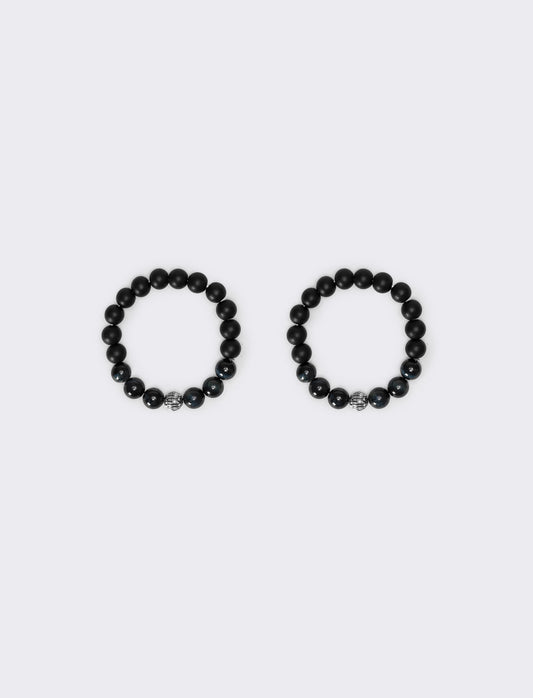 Due bracciali uomo vetro - Blu