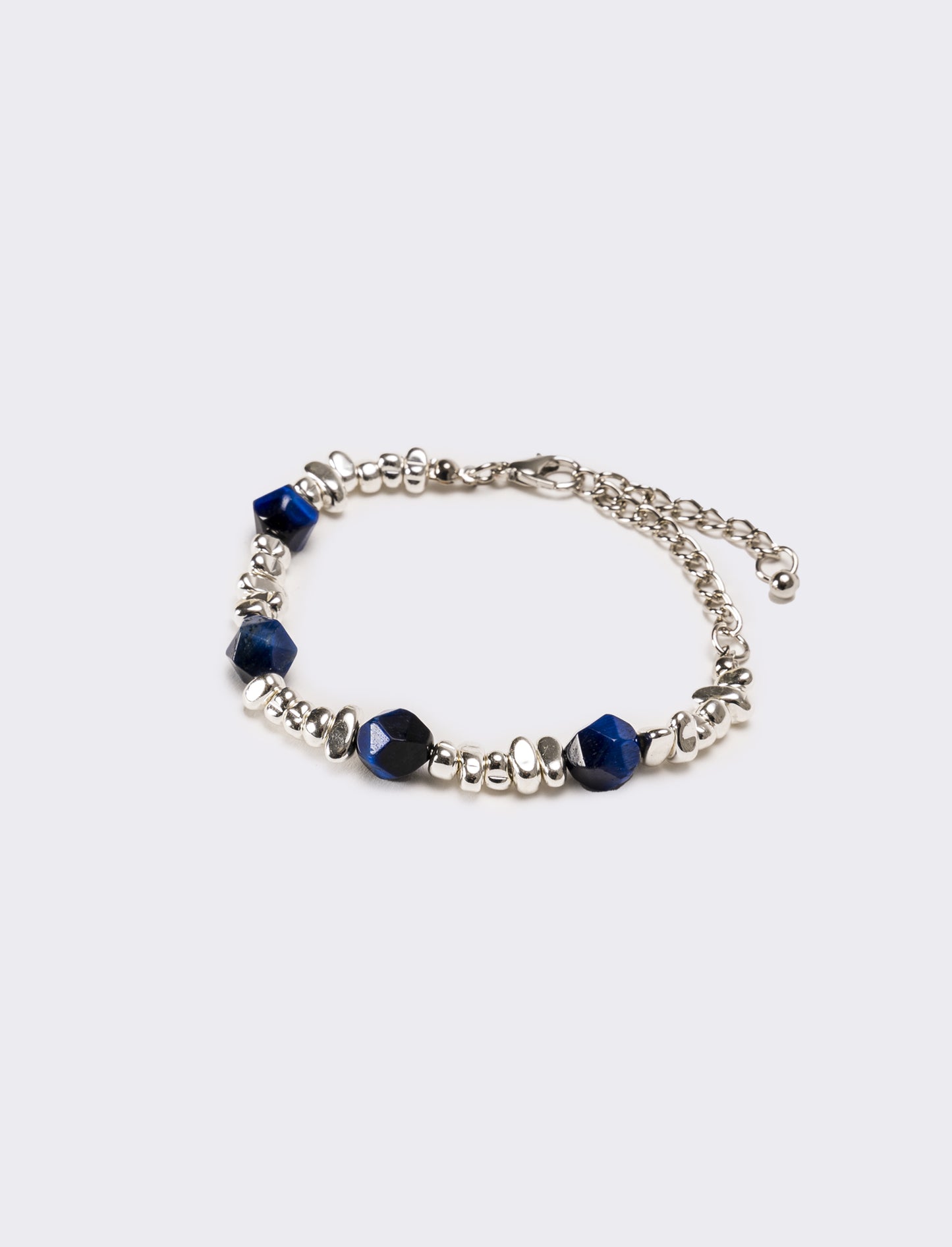 Bracciale uomo con pietra - Blu