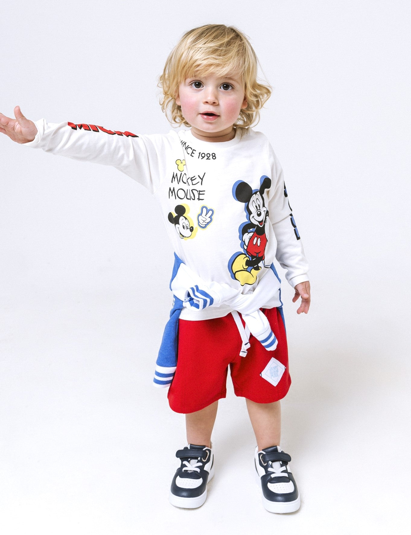 T-shirt manica lunga Disney da neonato - Bianco