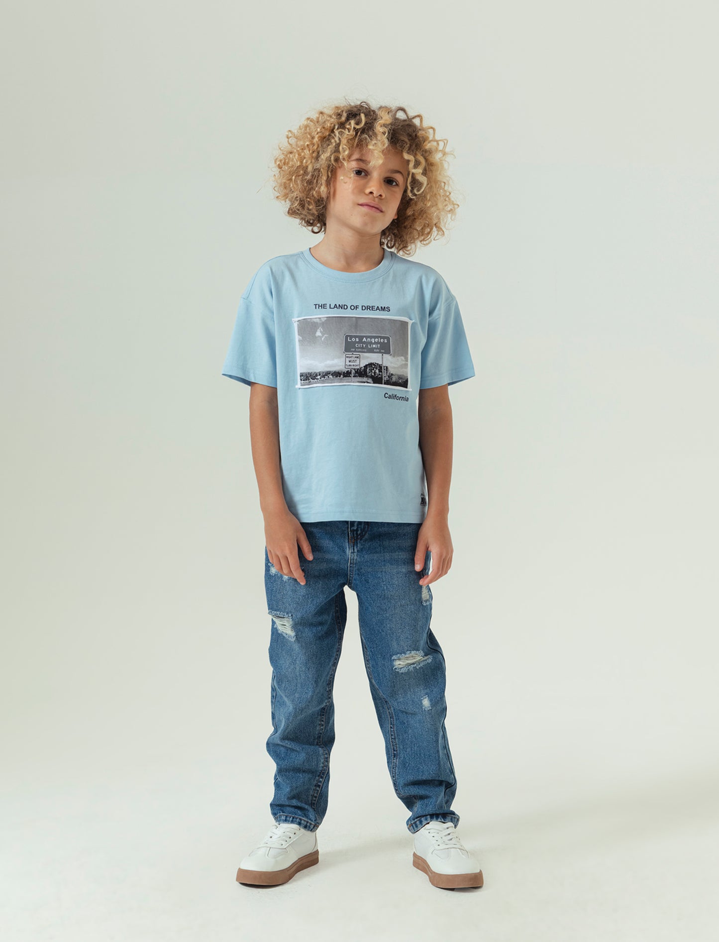 Denim 5 tasche da bambino - Denim