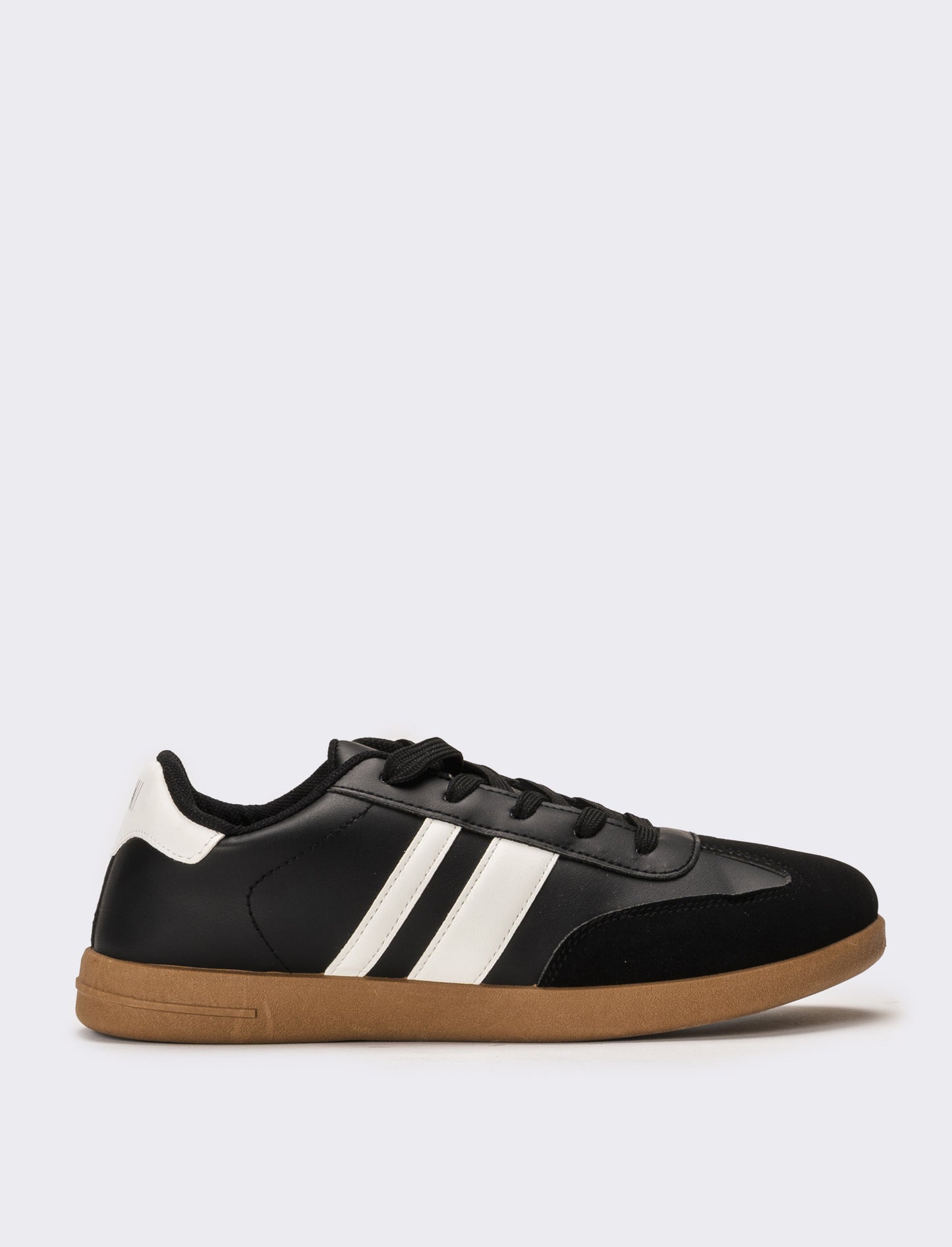 Sneakers da donna con inserti - Nero