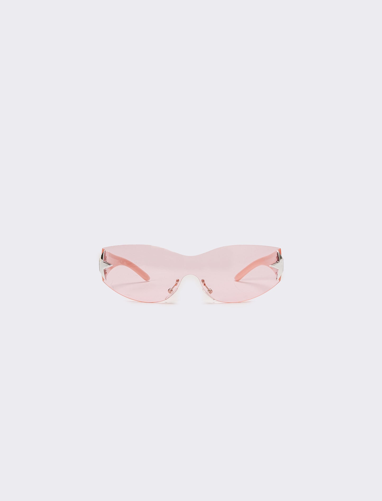 Occhiali bambina mascherina con stelle - Rosa