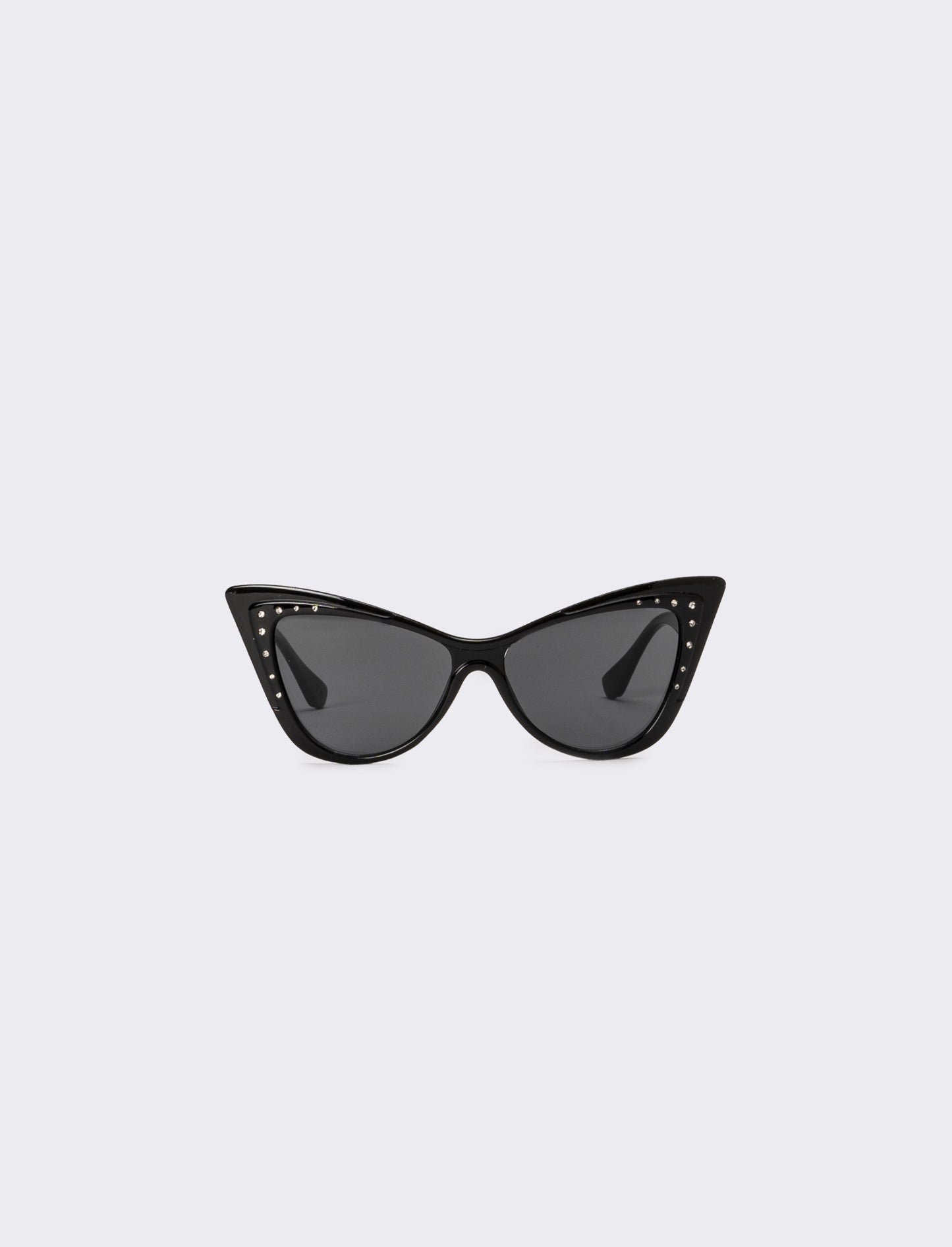 Occhiali bambina gatta con strass - Nero