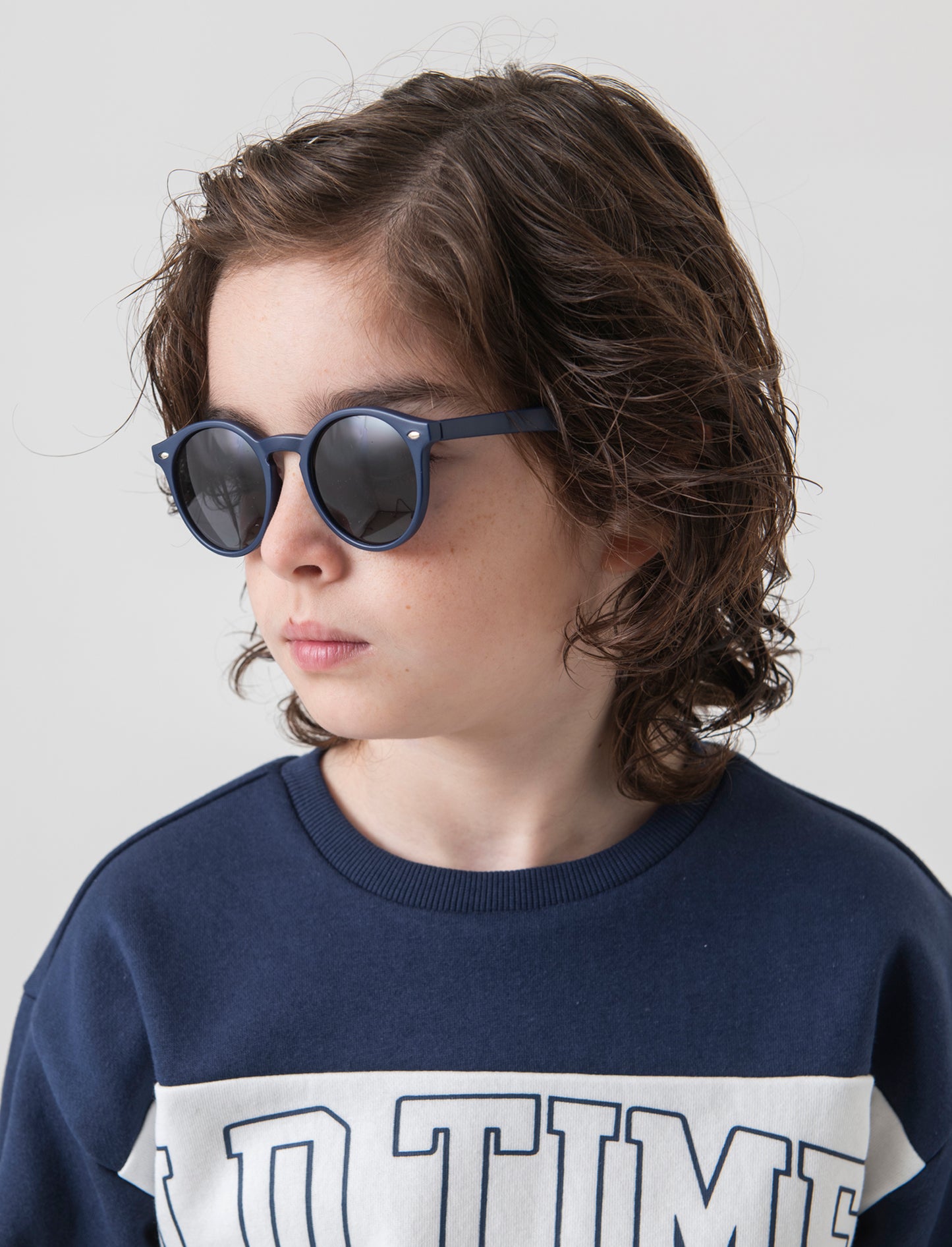 Occhiali bambino con montatura tonda - Blu