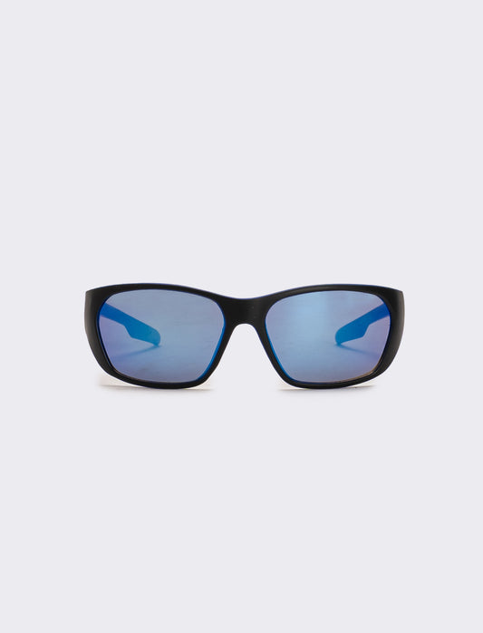 Occhiali bambino sport con lenti specchio - Blu