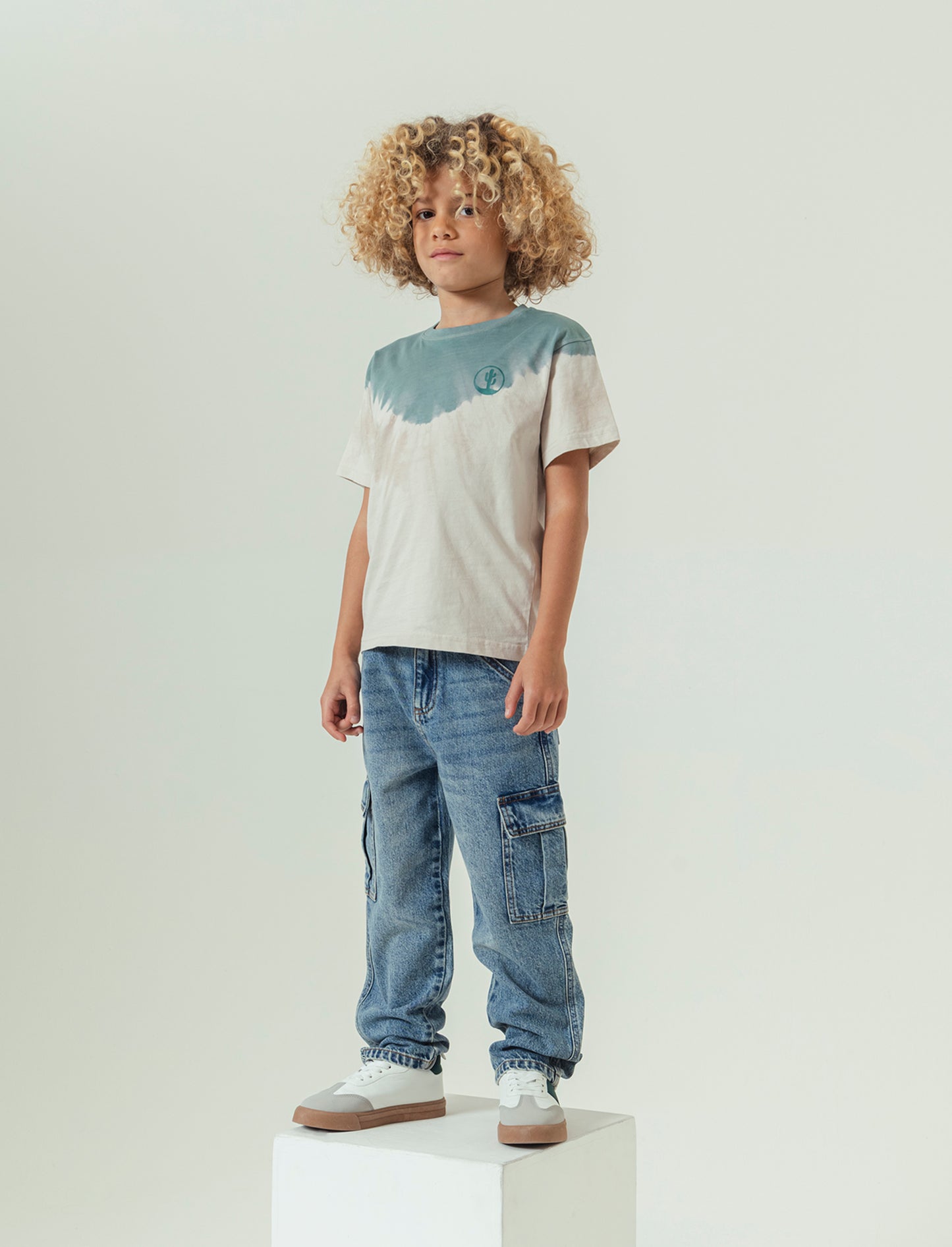 Denim cargo da bambino - Denim