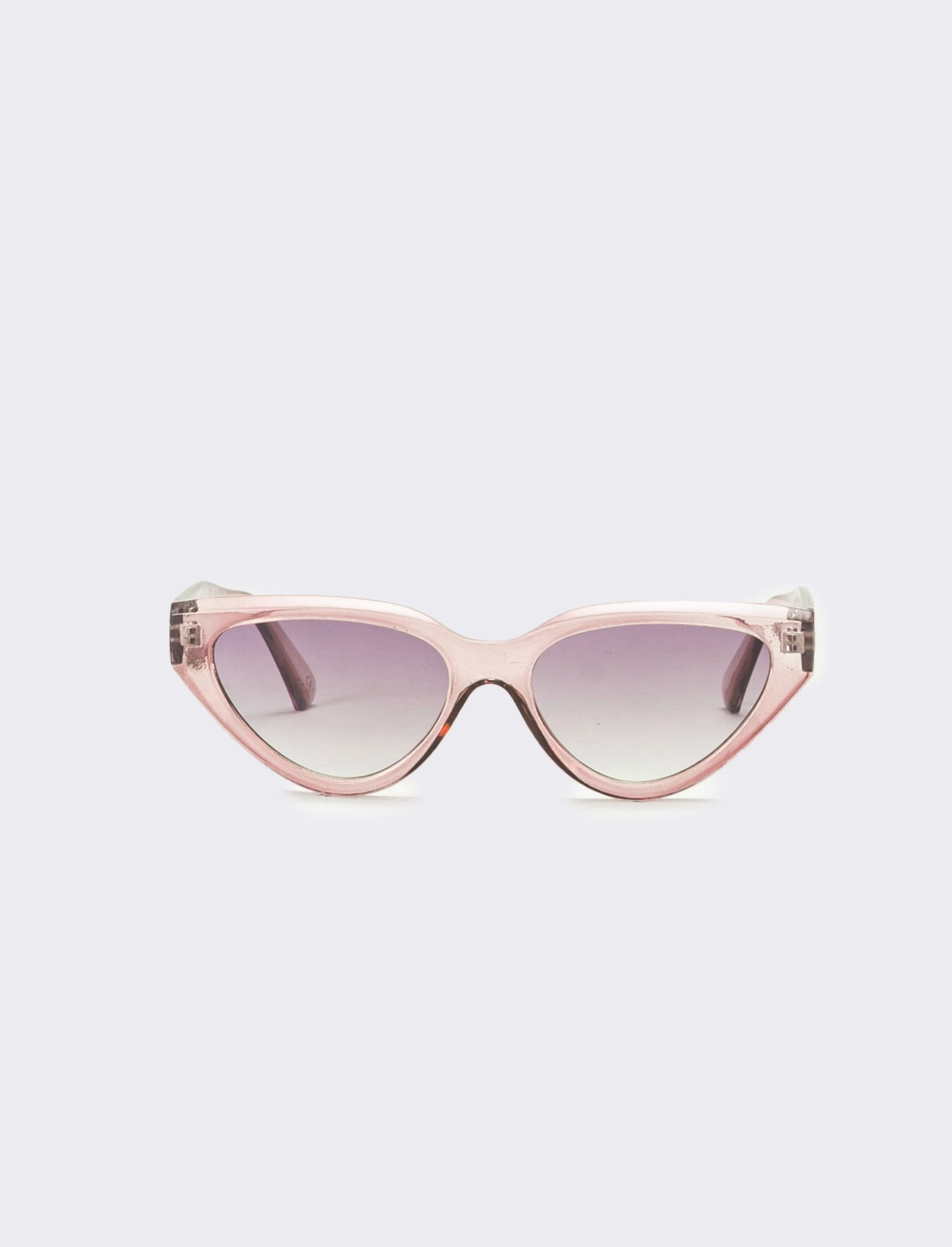 Occhiali donna a gatta trasparenti - Rosa