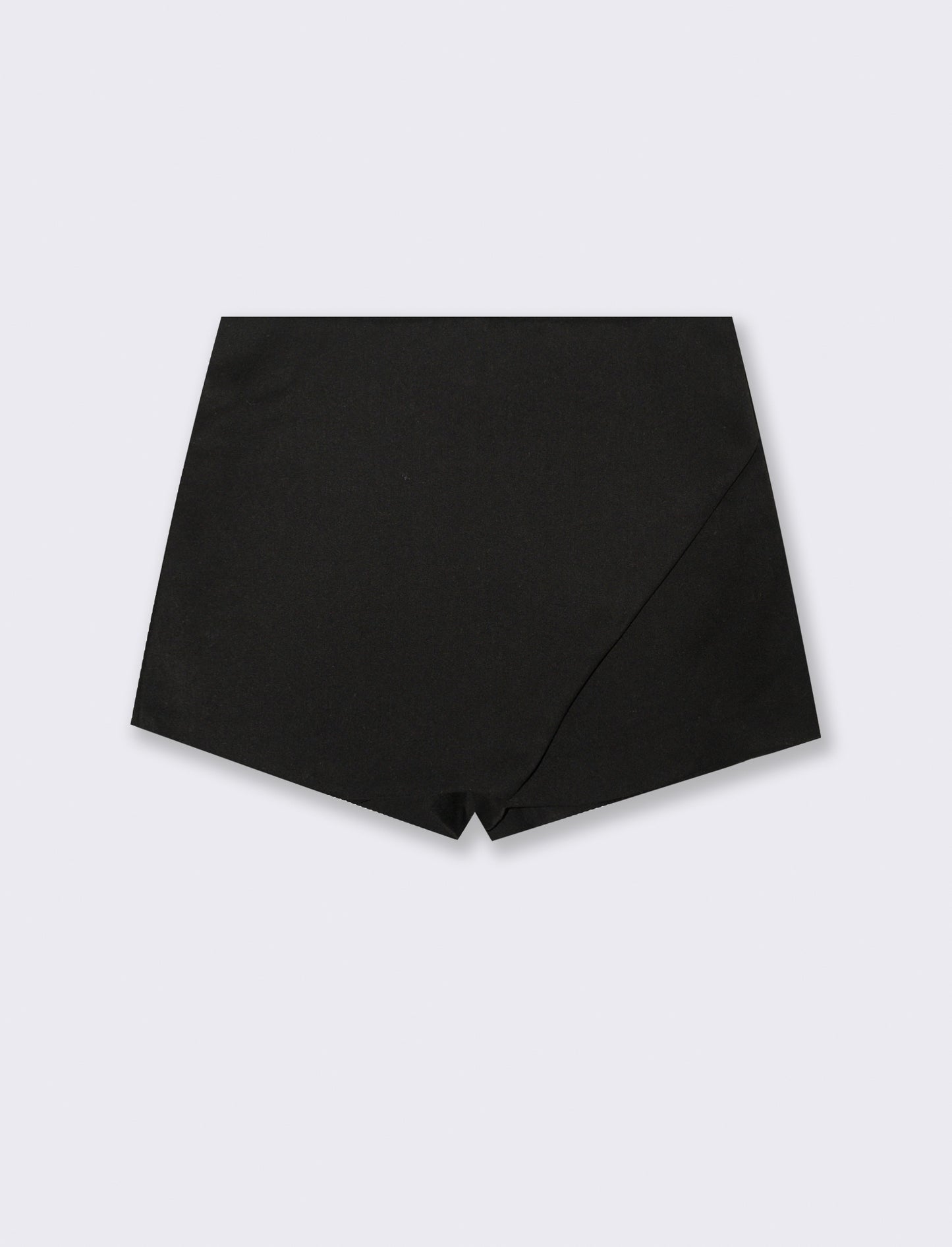 SHORT CON PANNELLO DAVANTI - Nero
