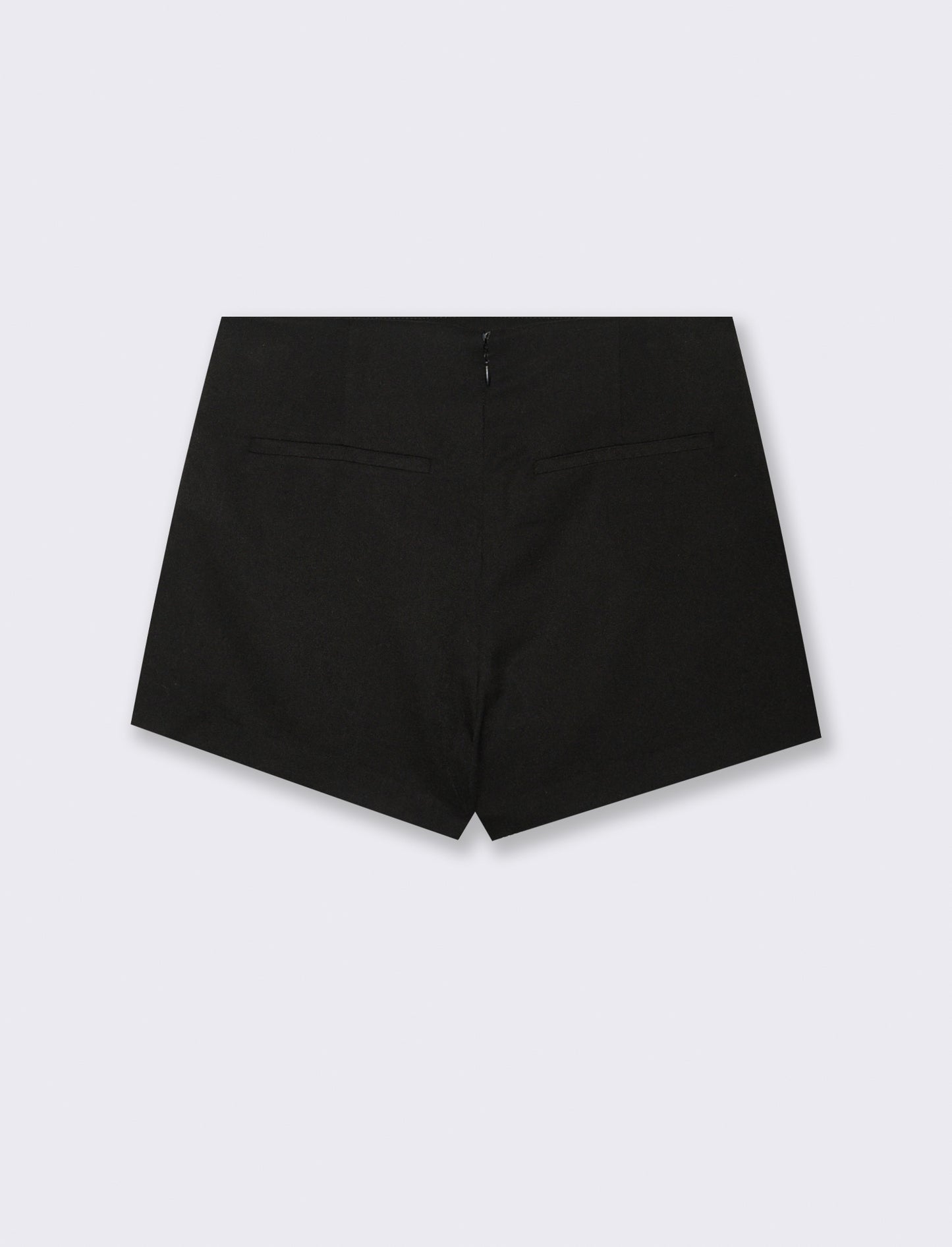 SHORT CON PANNELLO DAVANTI - Nero