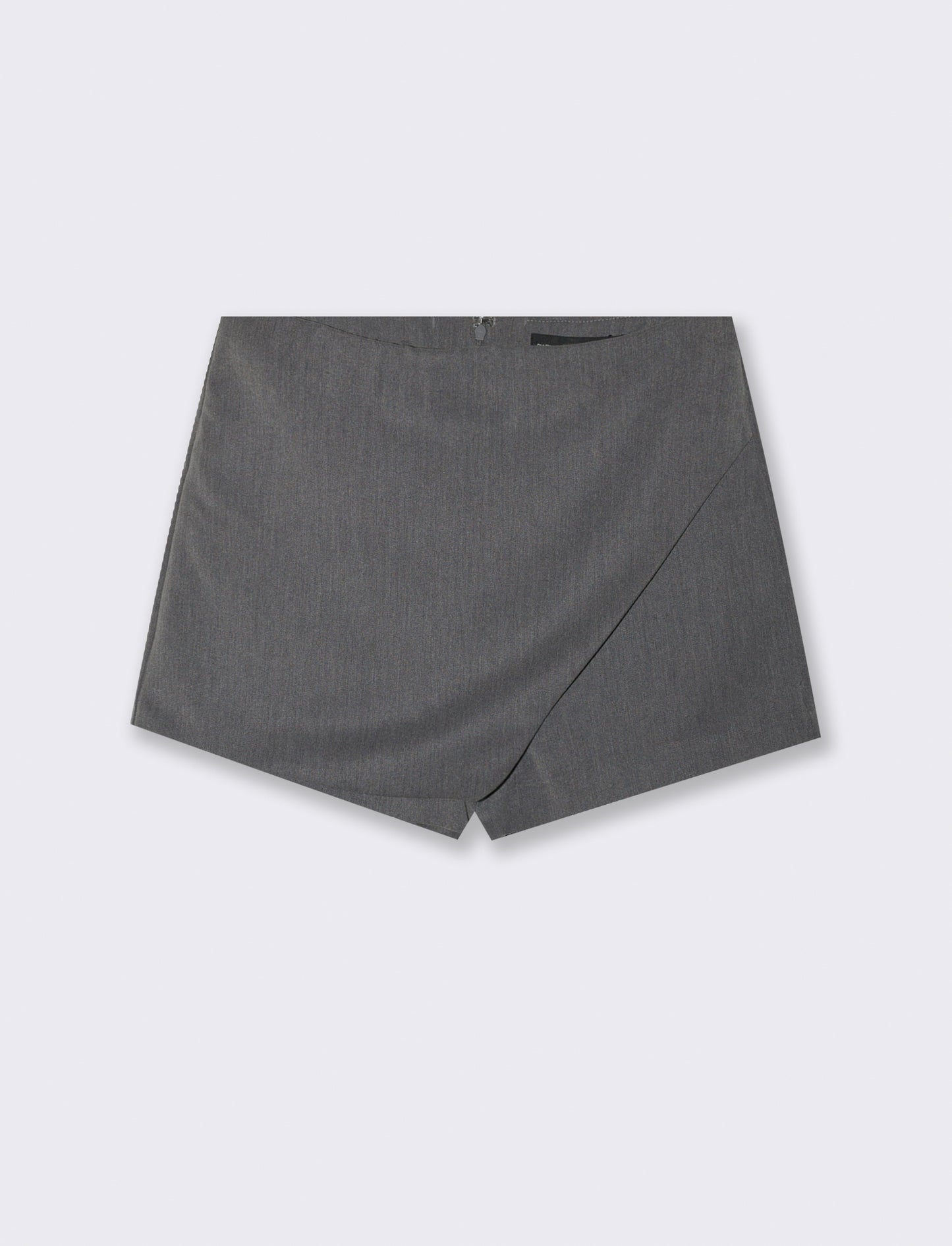 SHORT CON PANNELLO DAVANTI - Grigio mel.