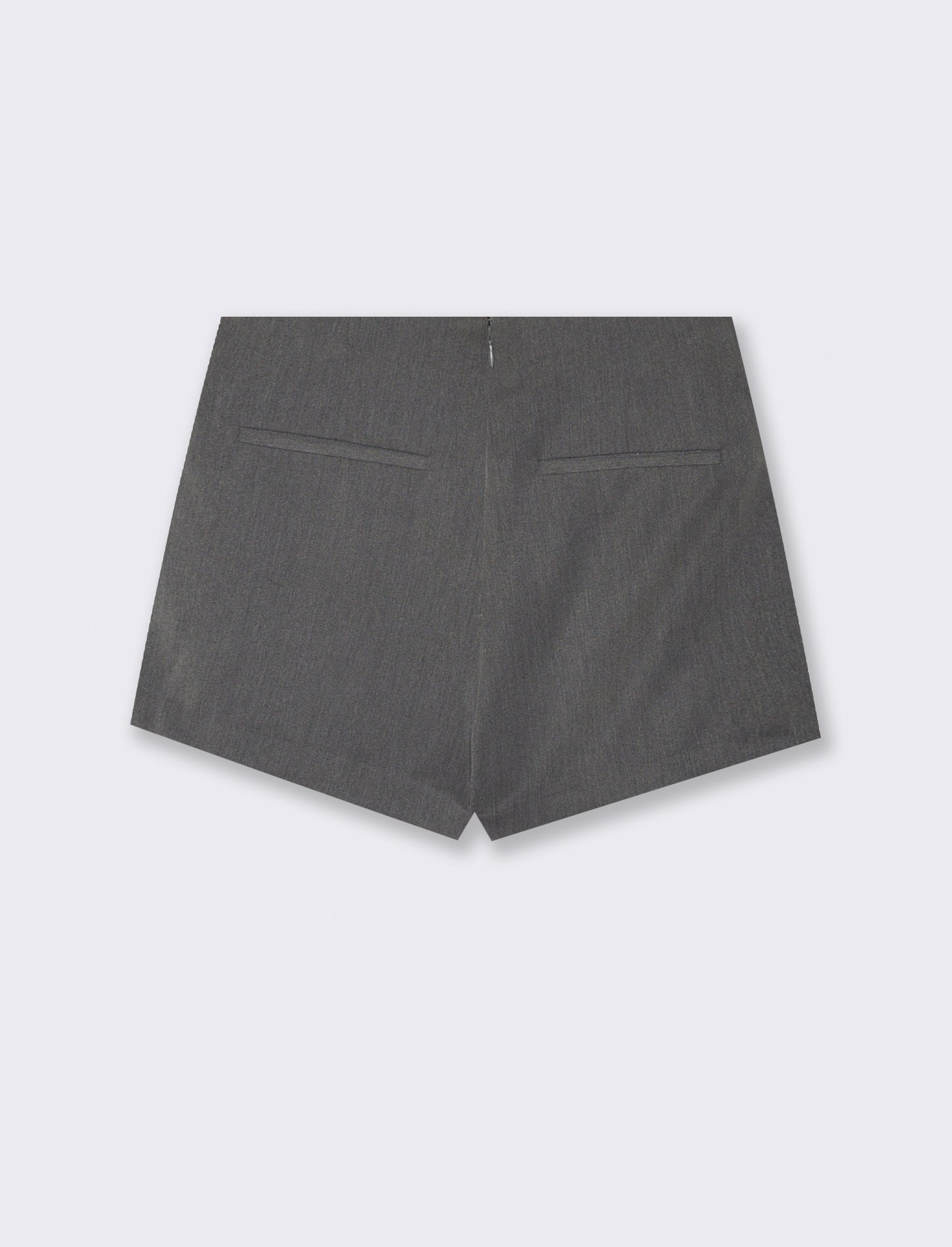 SHORT CON PANNELLO DAVANTI - Grigio mel.