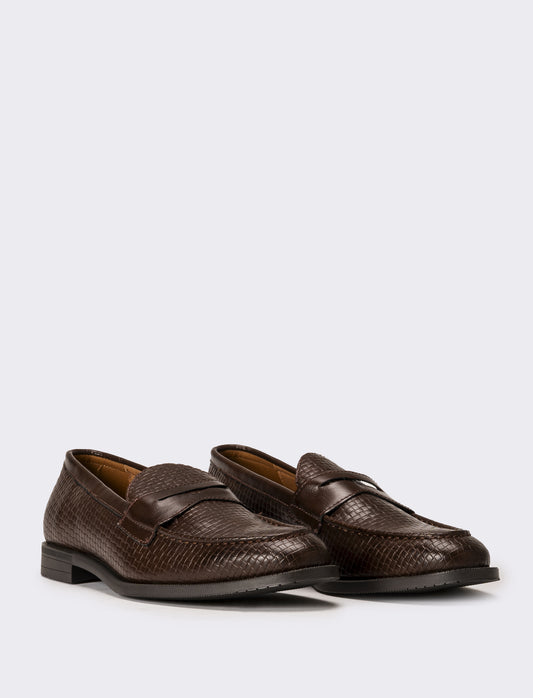Mocassino classico da uomo - Marrone