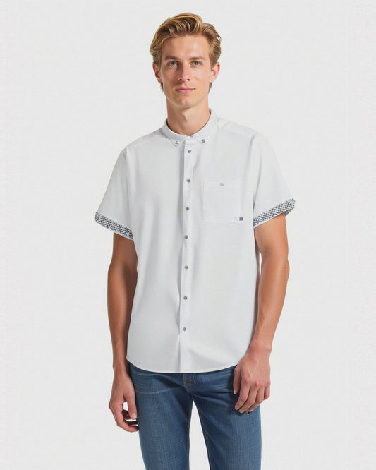 Camicia oxford regular fit da uomo - Bianco