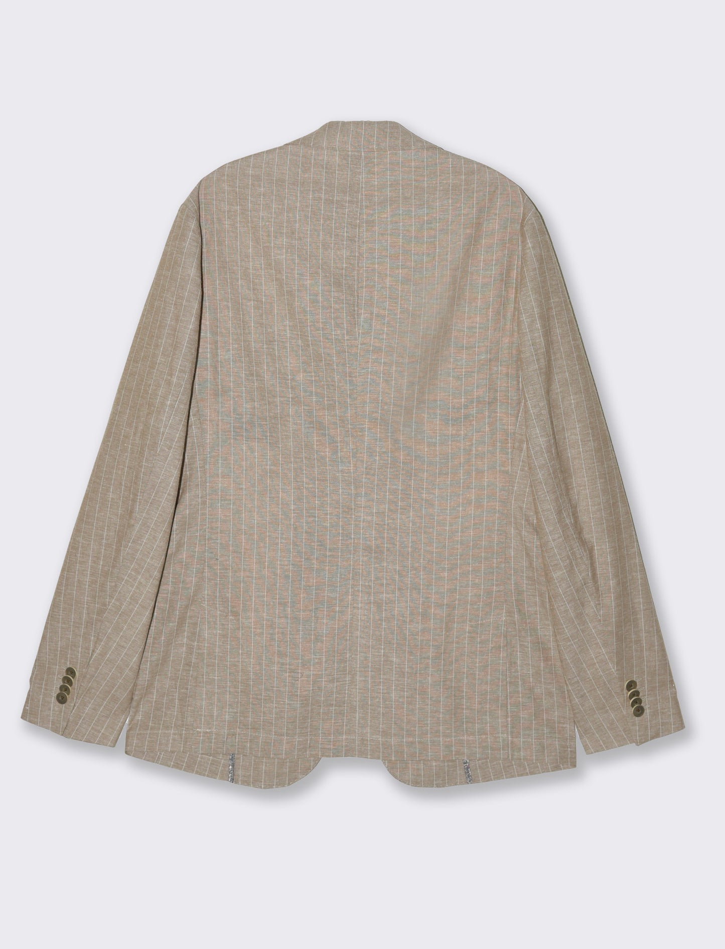 Man's linen blend suit blazer - Beige