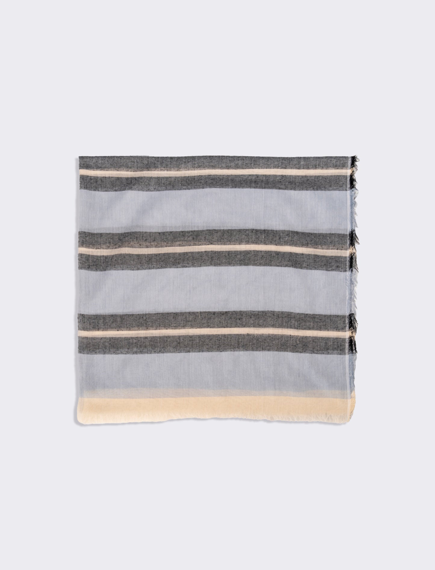 Foulard uomo righe larghe - Denim